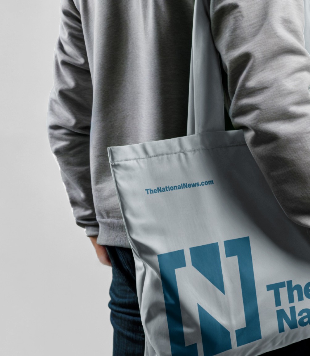 The National News Branding Tote Bag