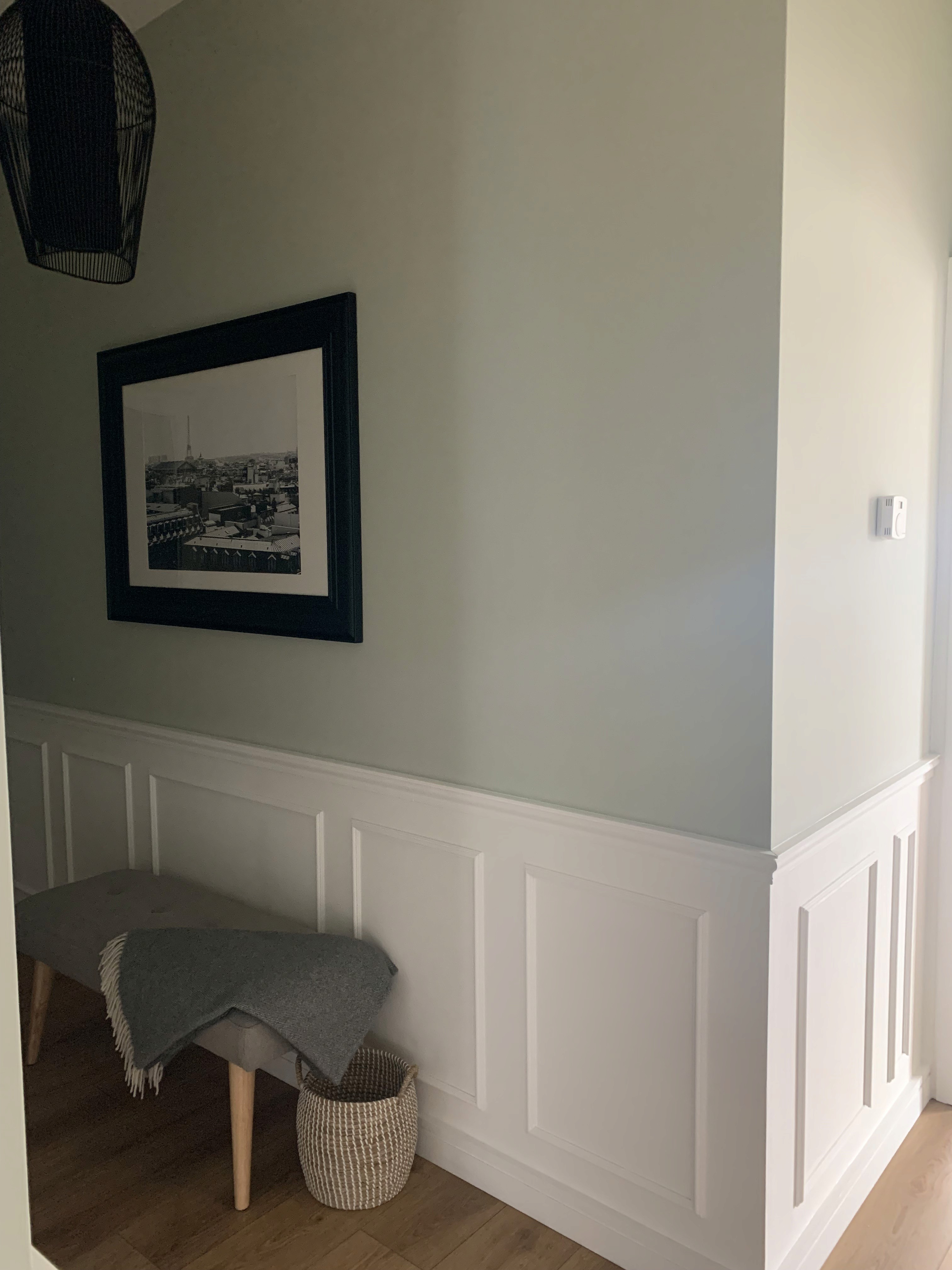 Hallway wall panelling in a Dublin period home