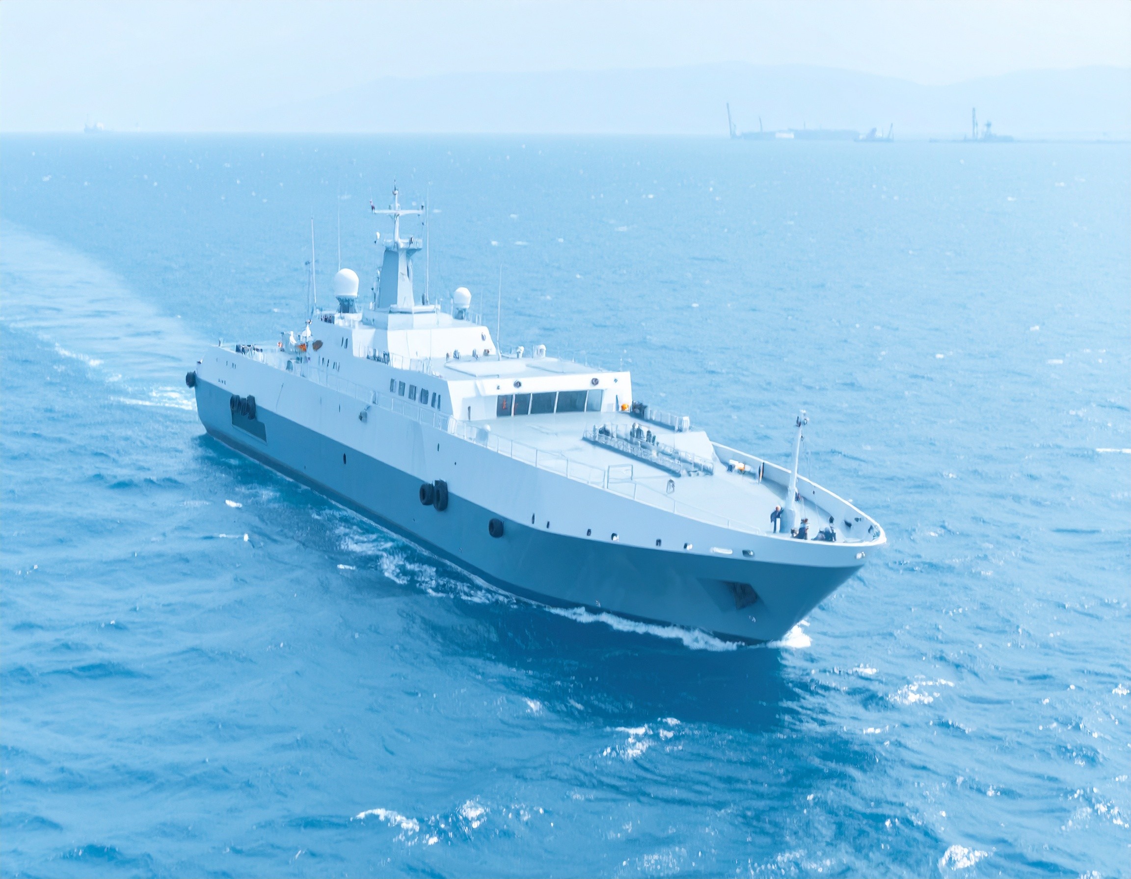 remote vessel at sea