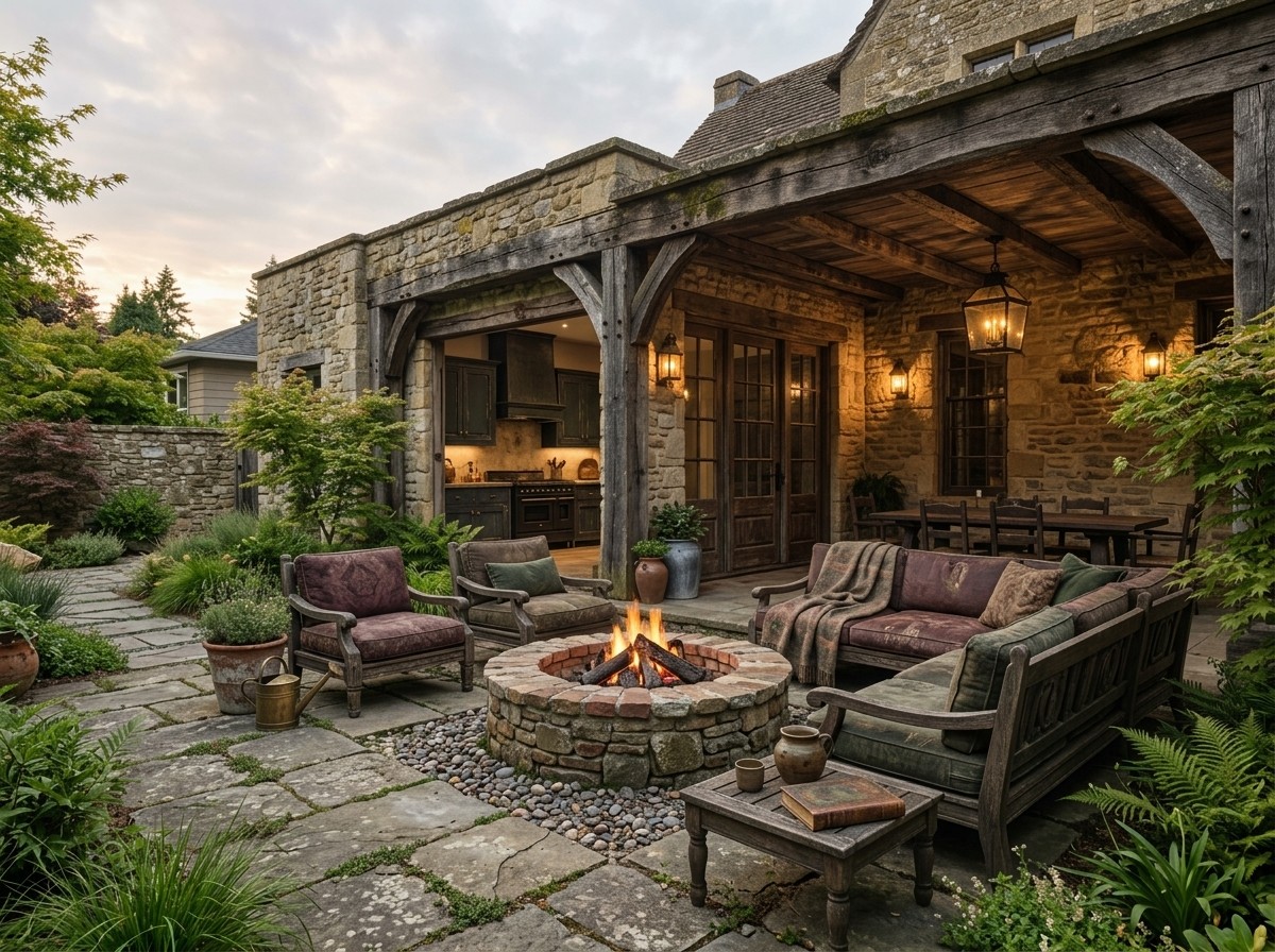 Image of an old patio