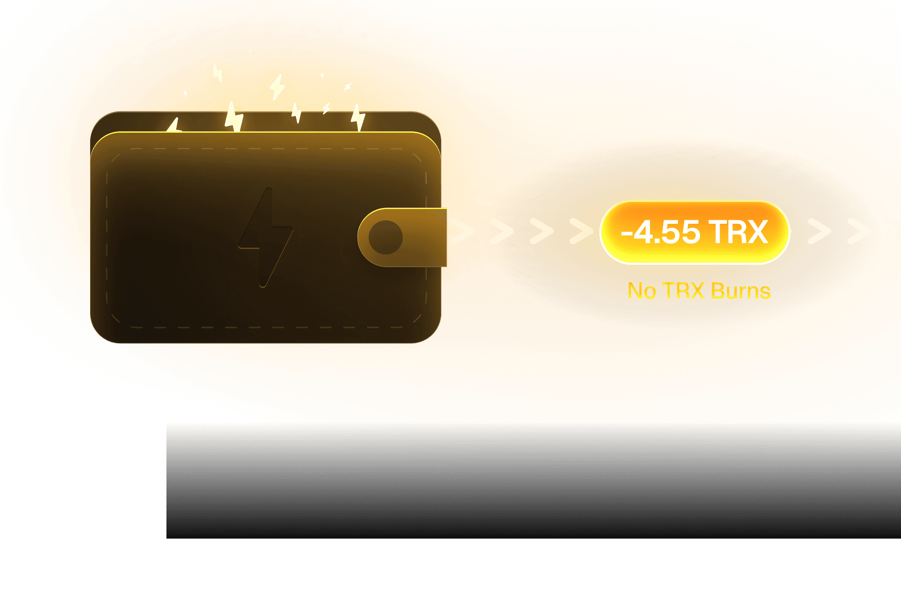 Wallet with tron energy rent