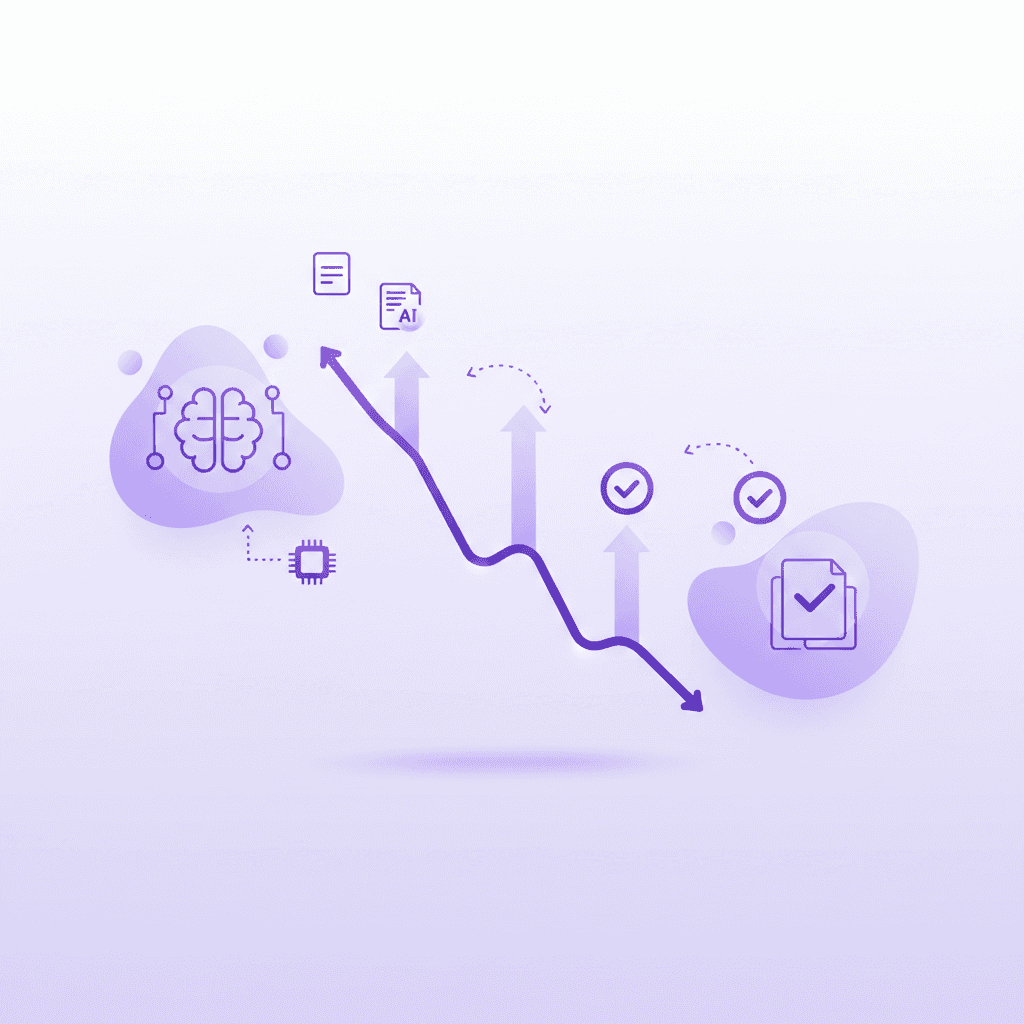 Graph showing spaced repetition improving vocabulary retention over time
