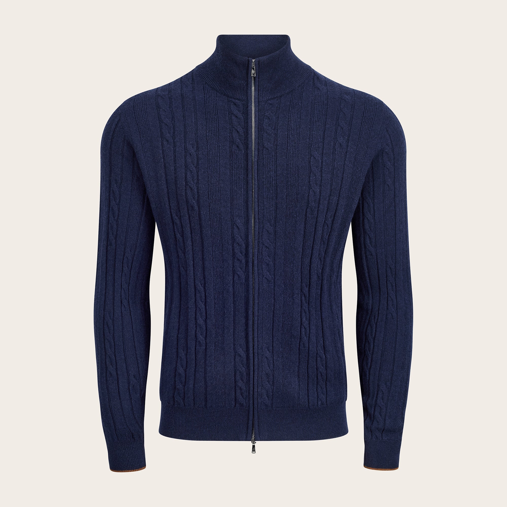 Cashmere Full Zip Cardigan - Mandelli UK