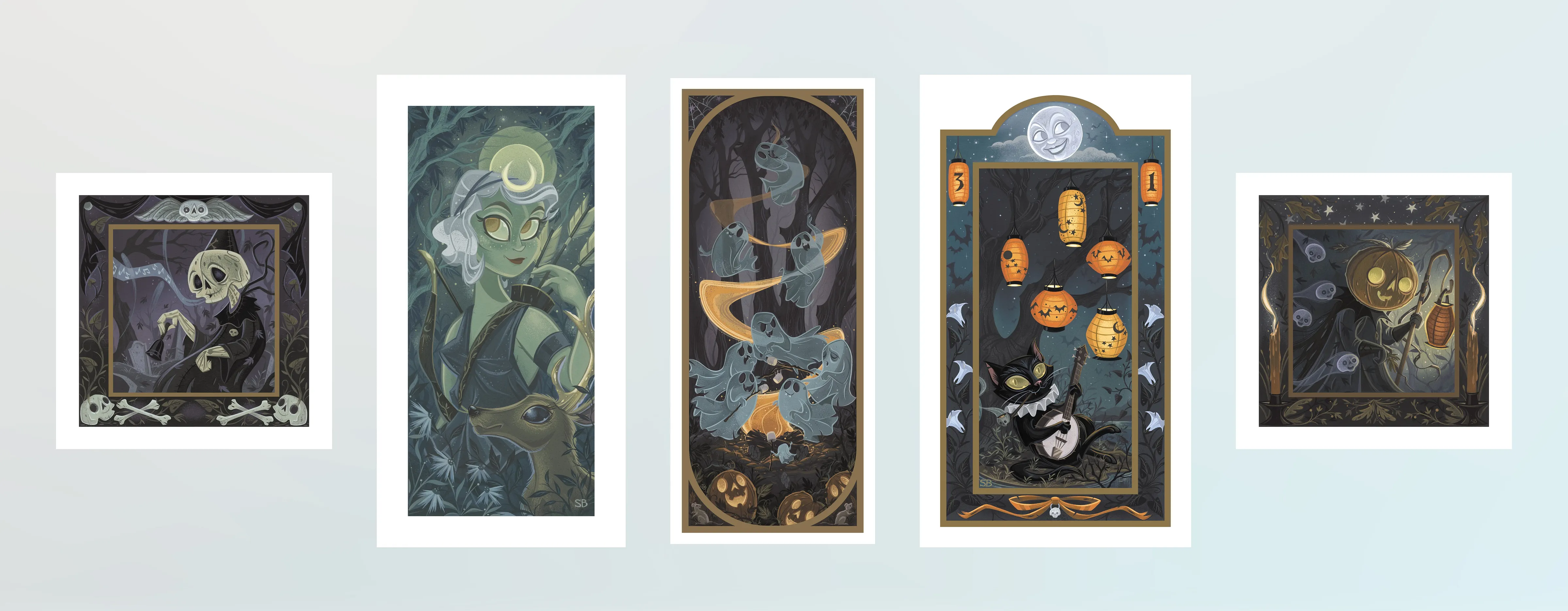 Three mobile phone screens showing Claude AI interface: left shows branding project text, center displays dynamic wrapping demo, right shows alt text generation for artwork.