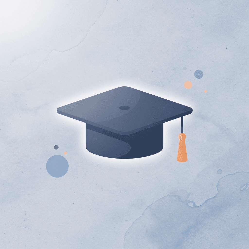 Graduation cap icon representing personalized education