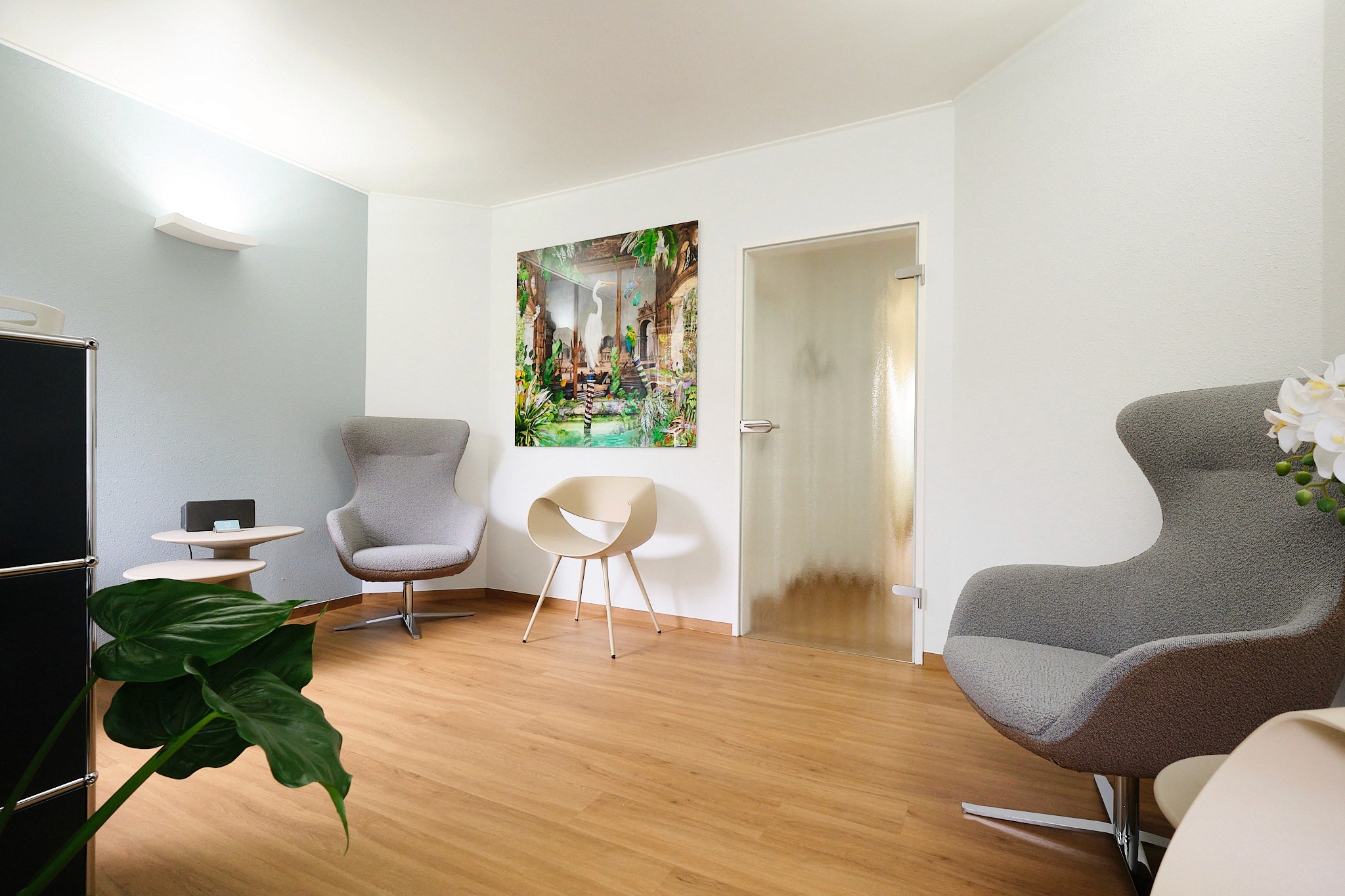 Zahnarztpraxis Stuttgart Möhringen für Prothetik, Ästhetik und Implantologie Eingangsbereich 2