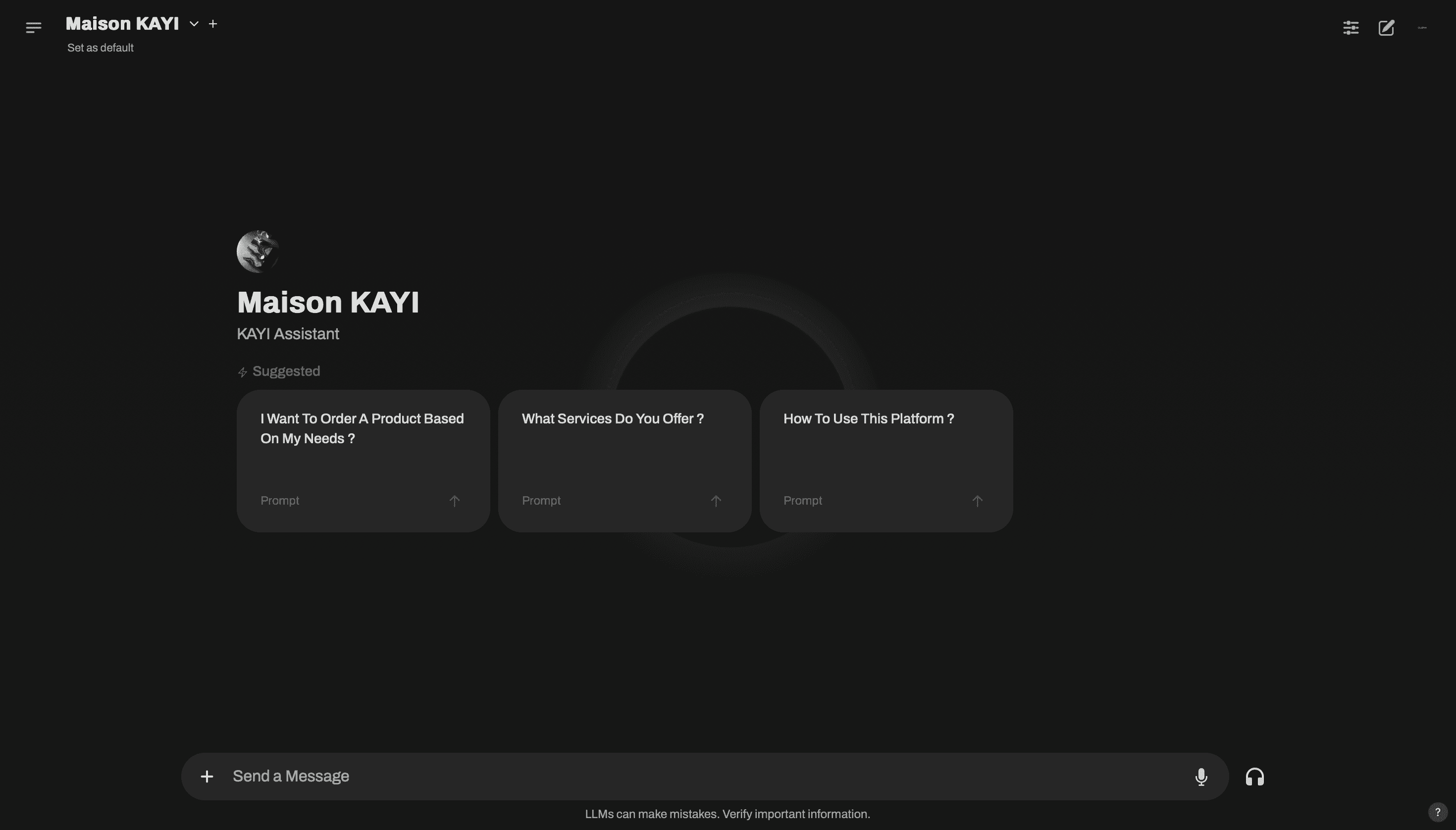 Let your clients chat with your app