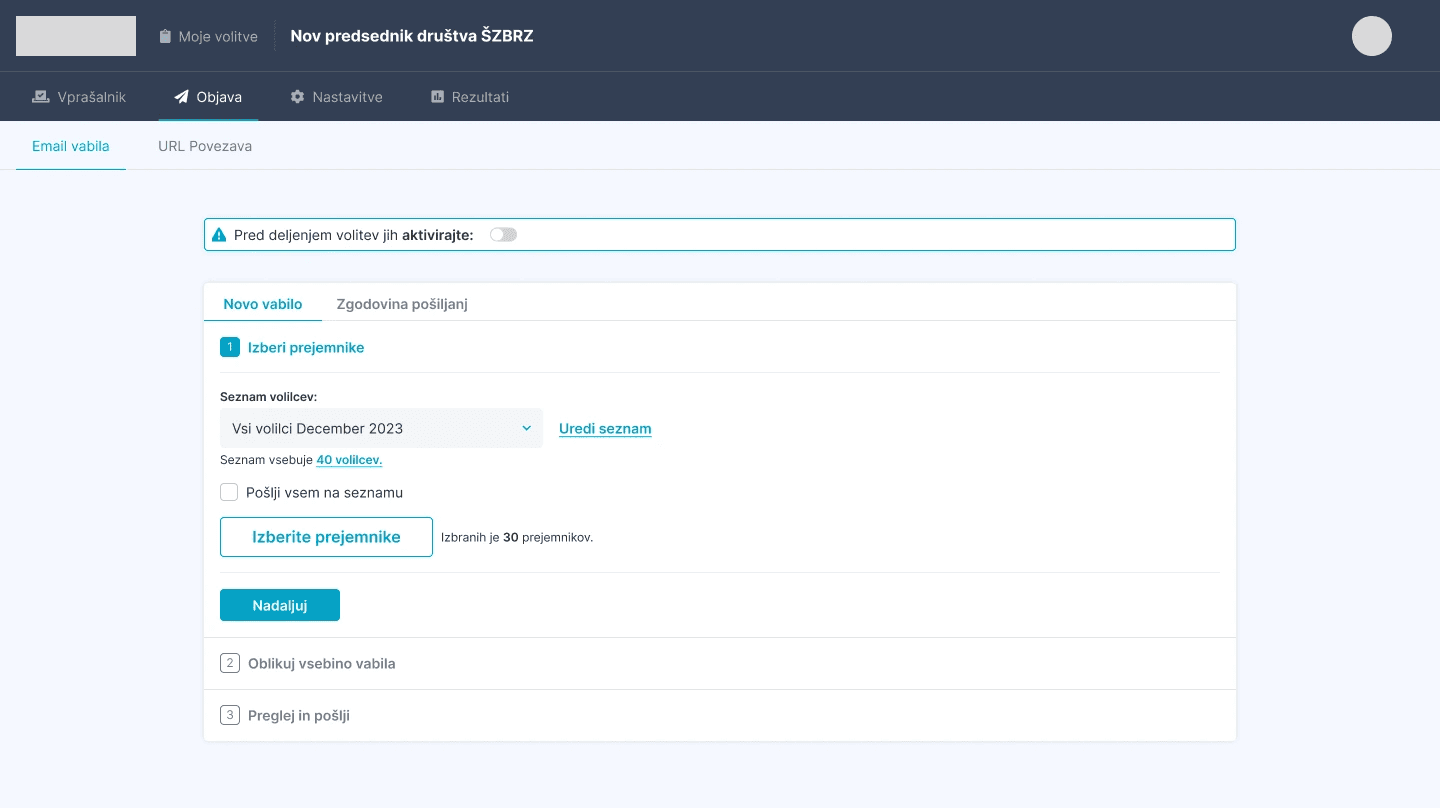 oneclickvoting - new invite