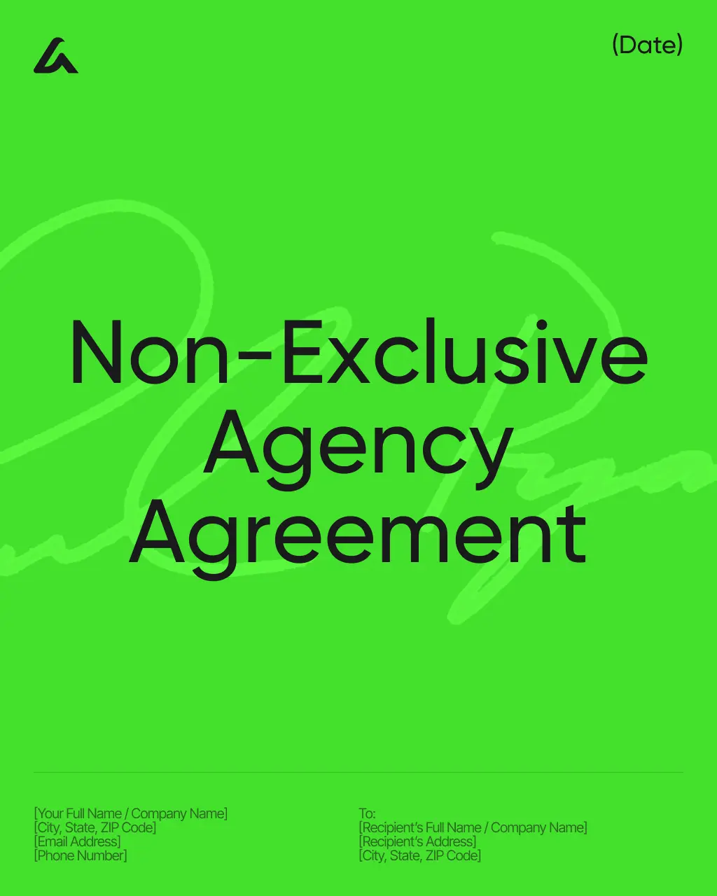 Non-Exclusive Agency Agreement