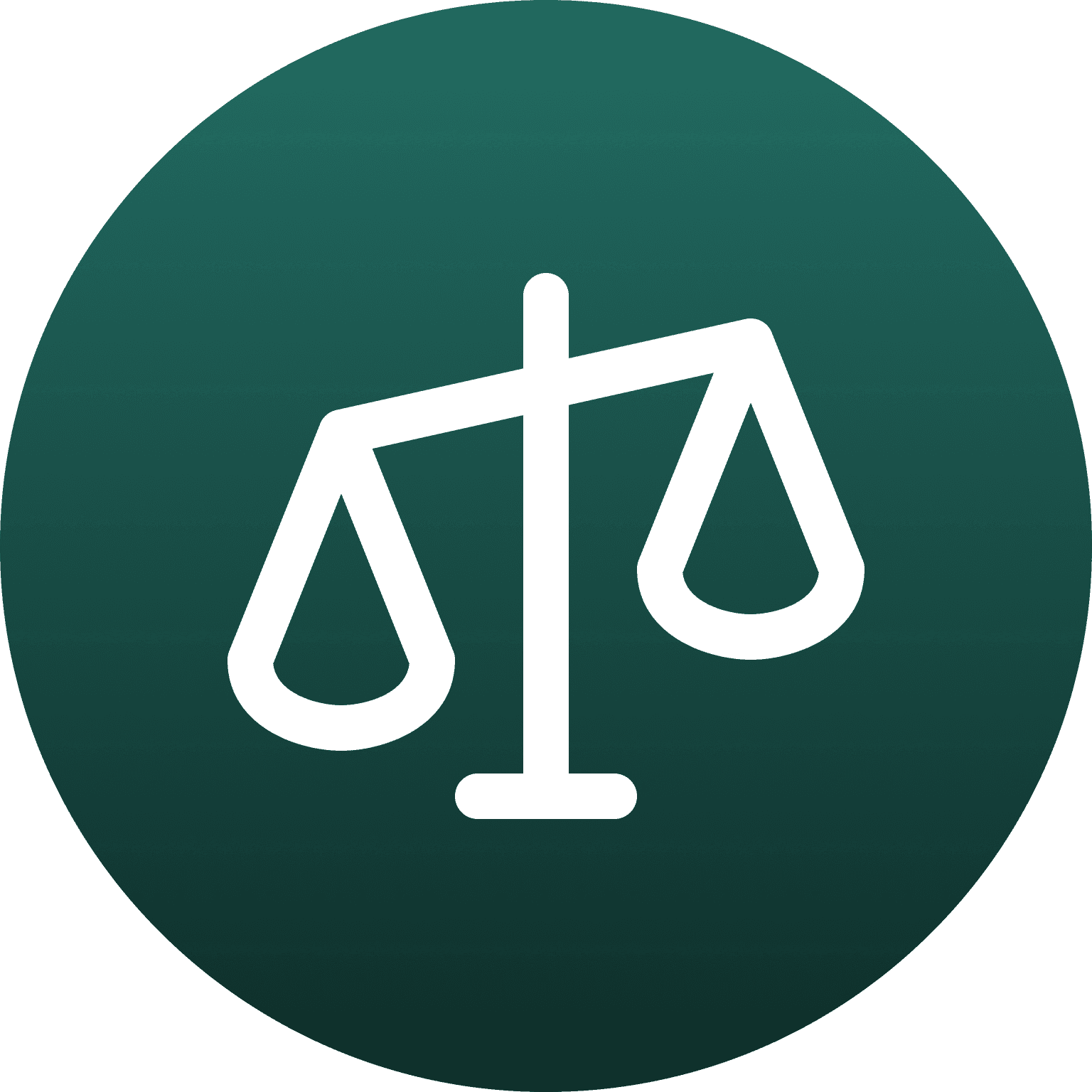 A smiling person with curly hair sits at a desk, looking at a laptop against a dark background.