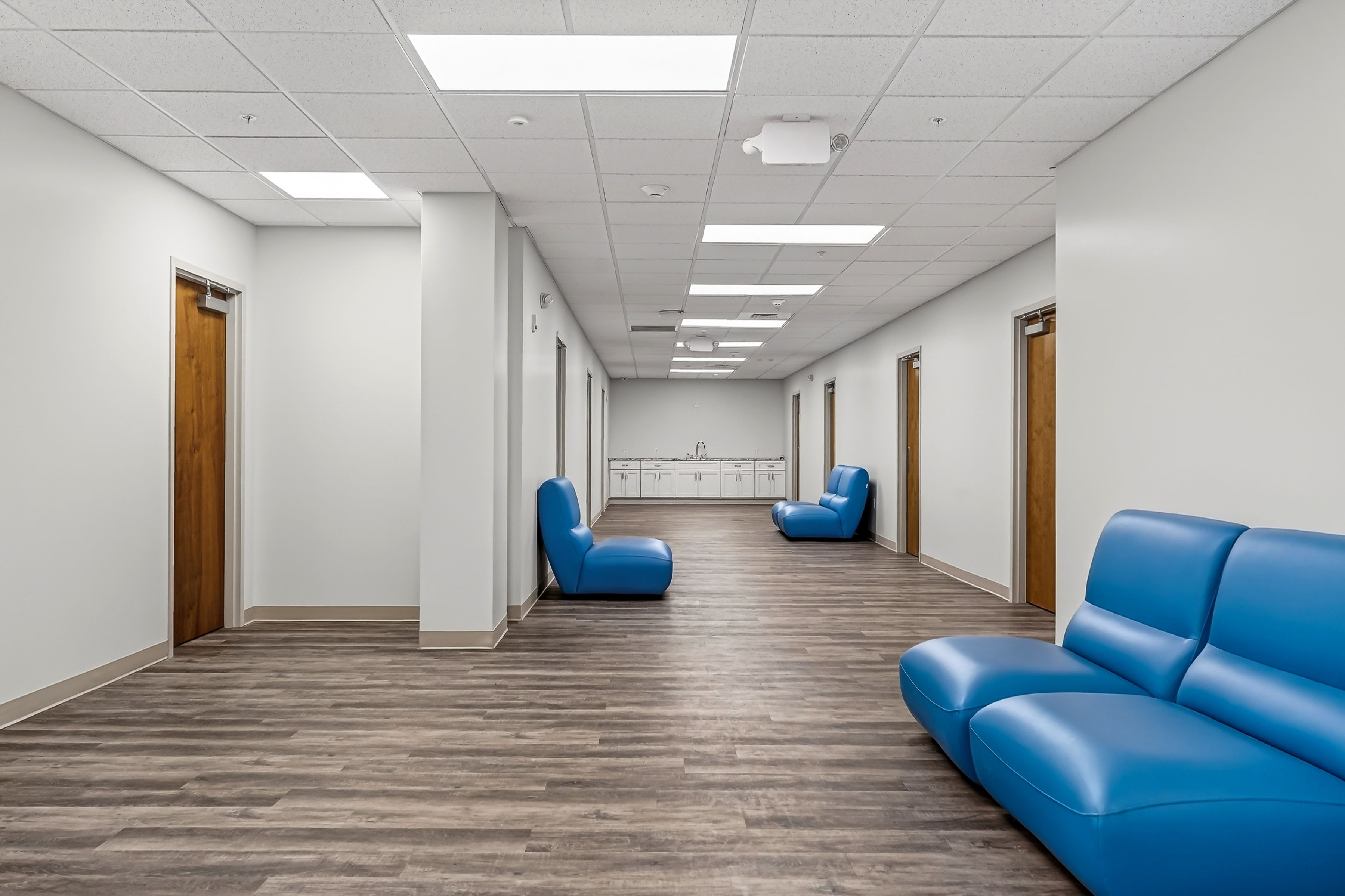 New medical facility hallway