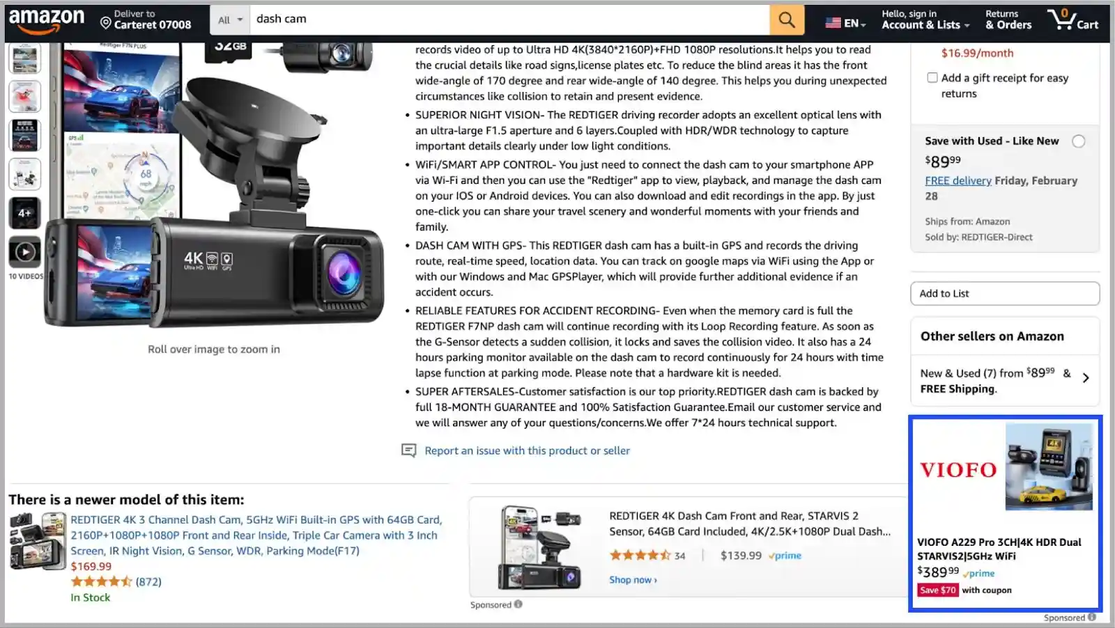Sponsored display ad on competitor’s product page @@ Sponsored display ad on competitor’s product page