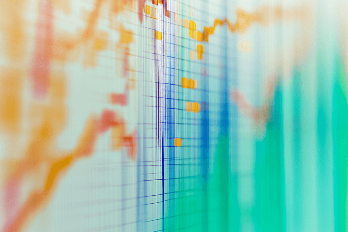 Stock market graphs