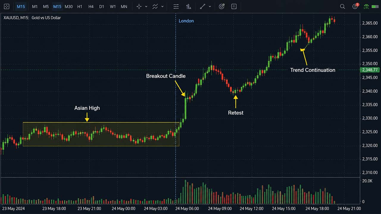 London Session: When XAUUSD Starts Becoming More Active