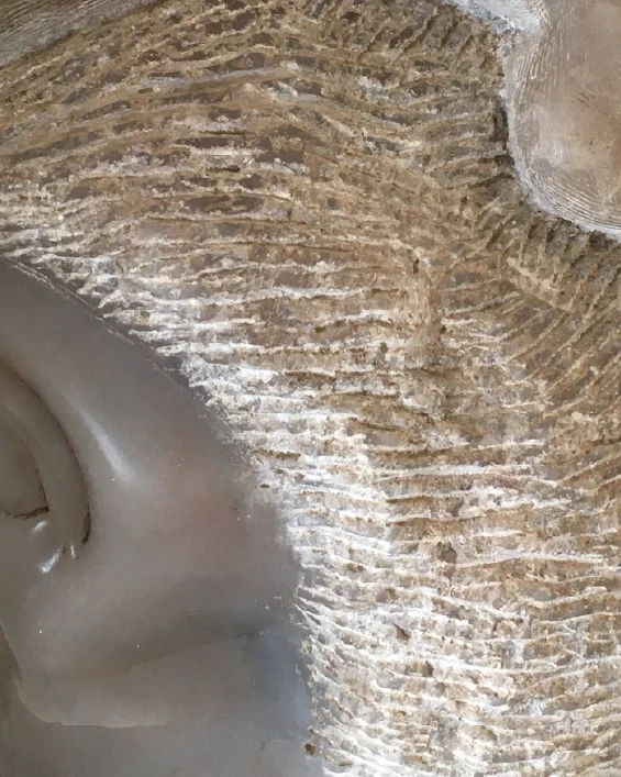 Pink Goddess. Soapstone.  by Barbara Walker.