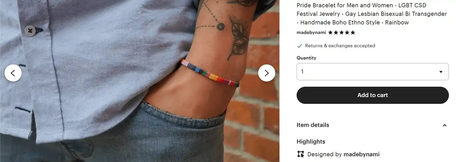 Pride Bracelet - Etsy