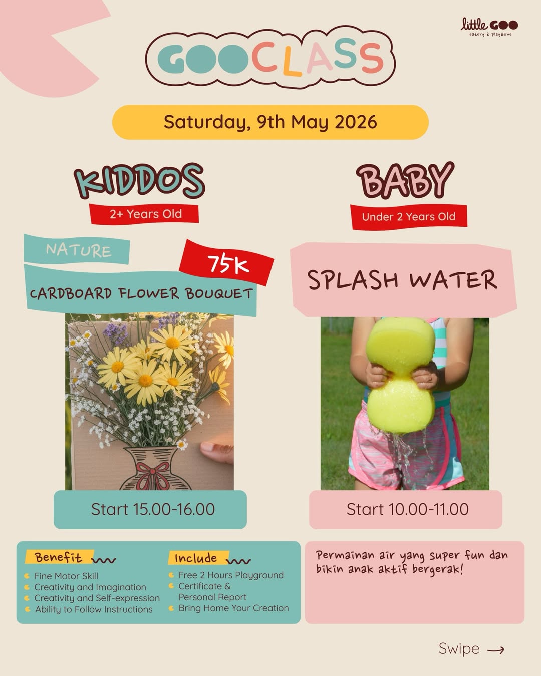class weekly schedule litllegoo yogyakarta