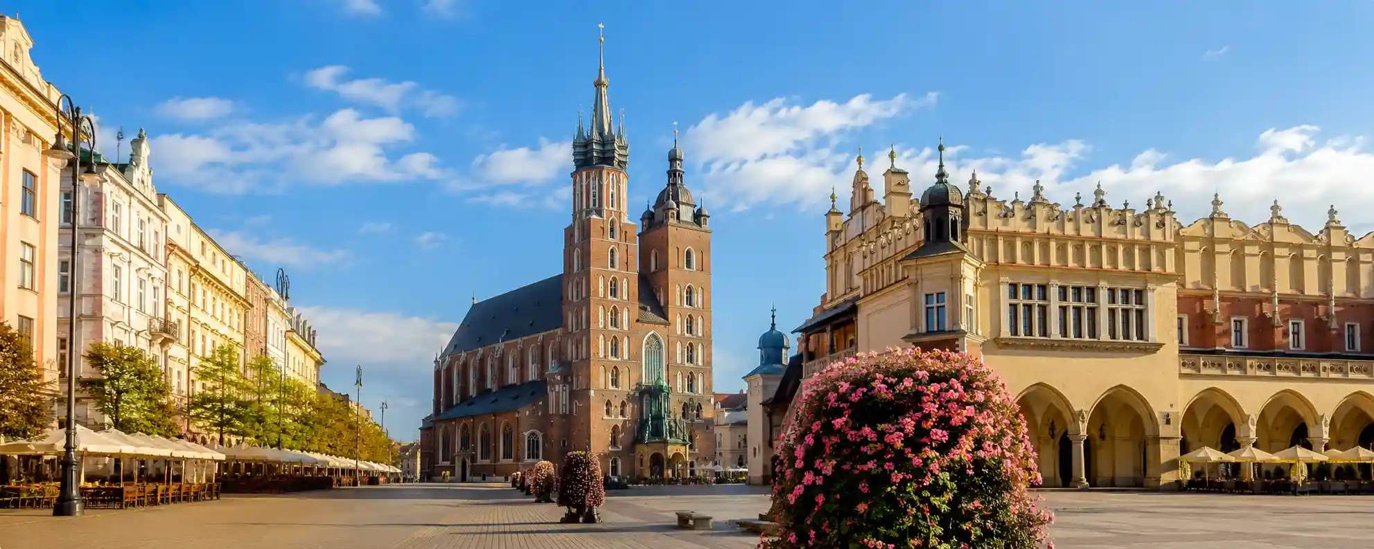 Kraków Main Square near student accommodation in the city centre