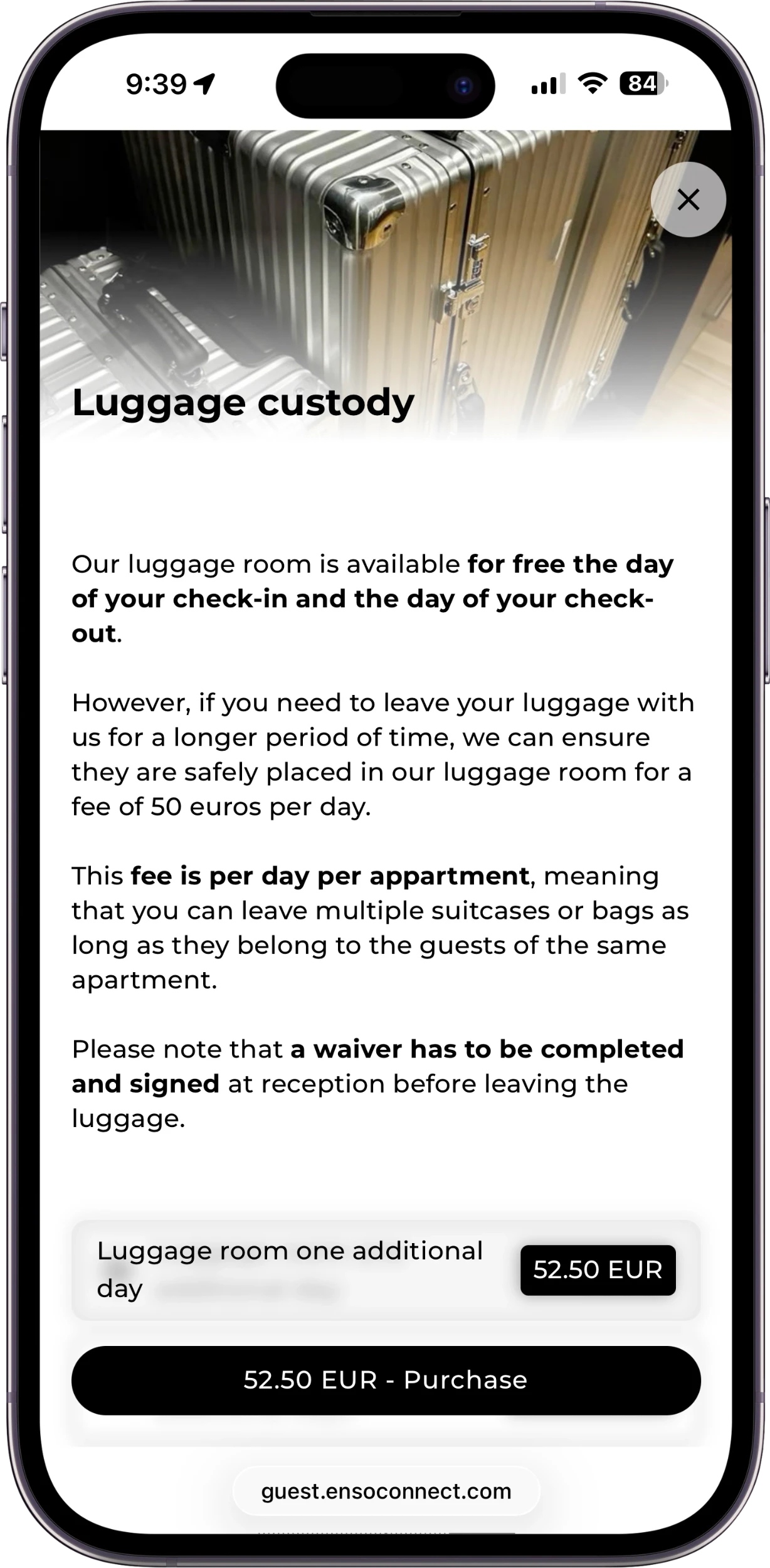 Quartier Libre Boarding Pass Upsell