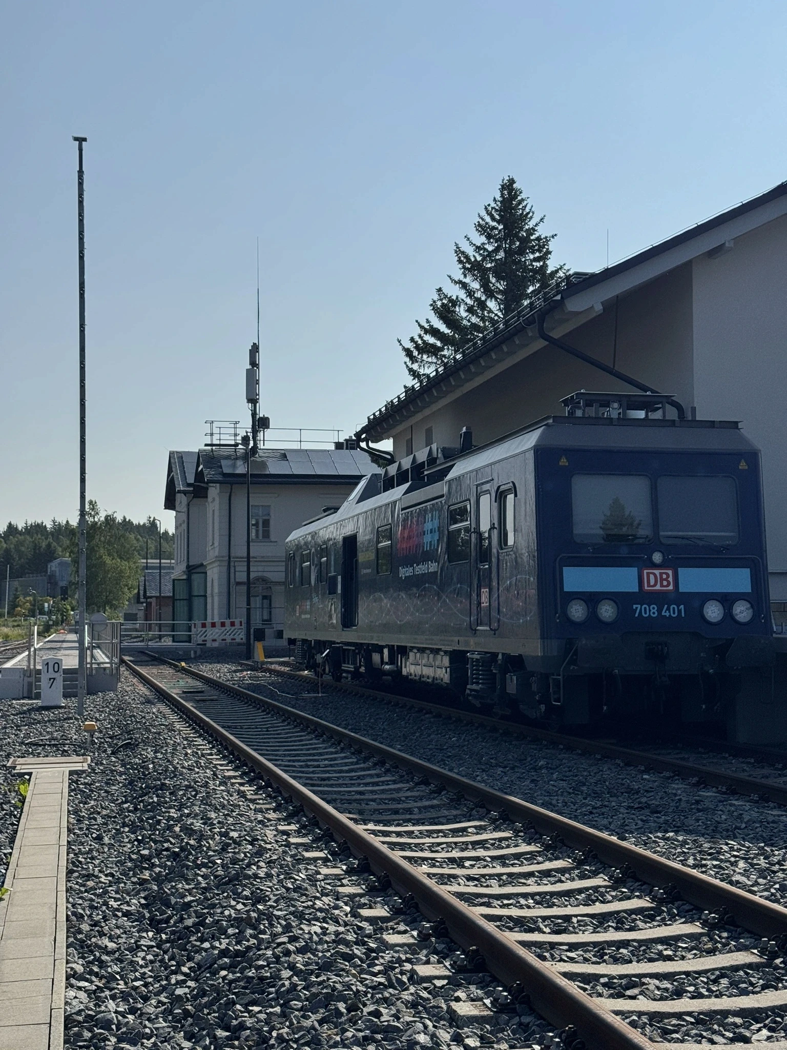 DB Zug Erzgebirge Testgelände Digitale Schiene