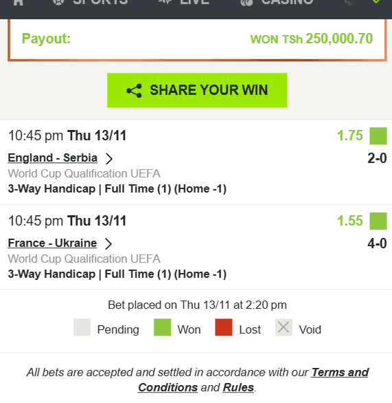 keka app bet won