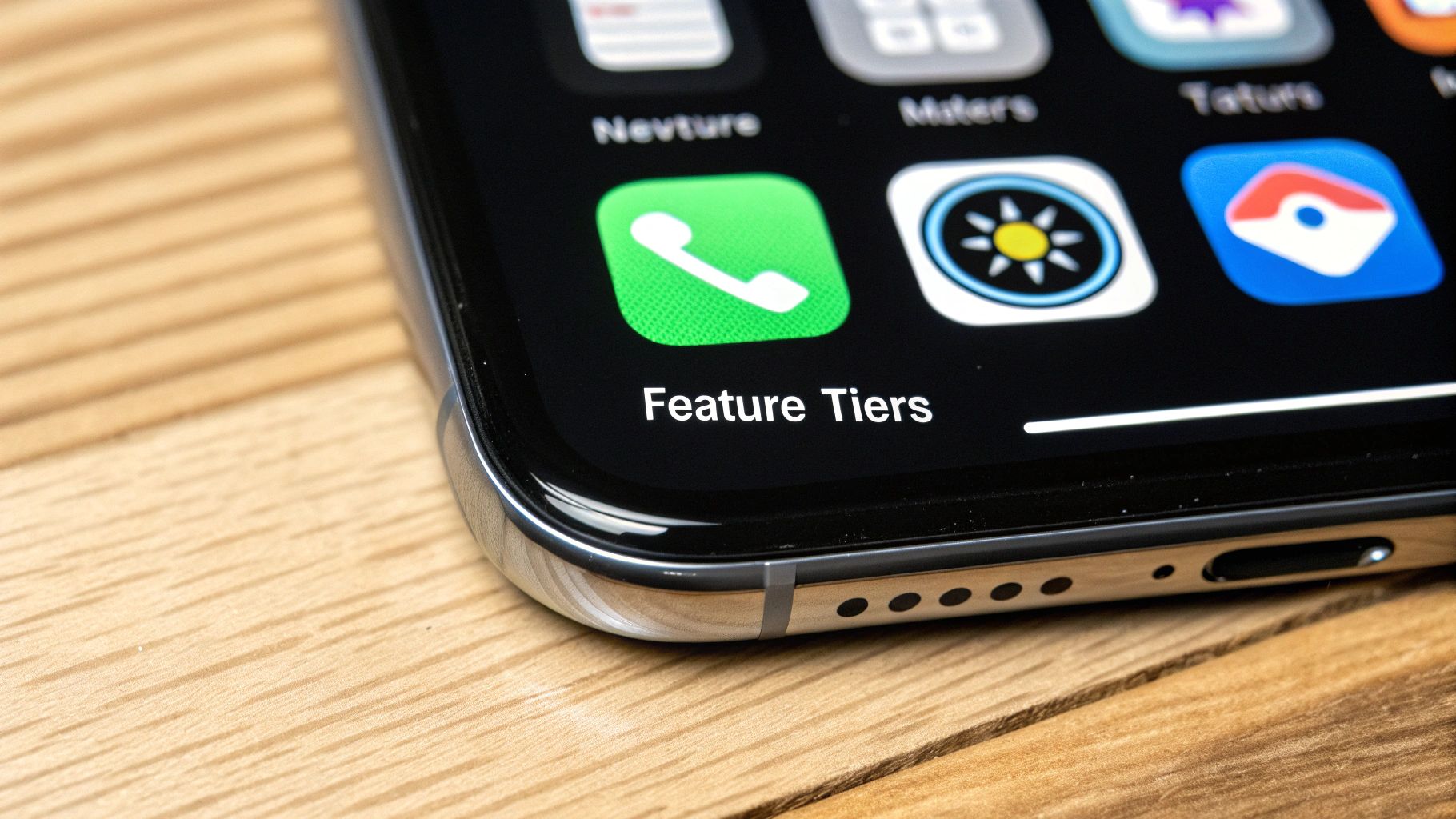 A designer planning app features on a digital whiteboard, showing icons for login, payment, and AR.