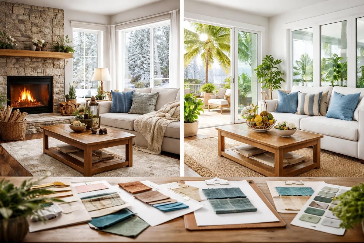 Seasonal staging adaptation