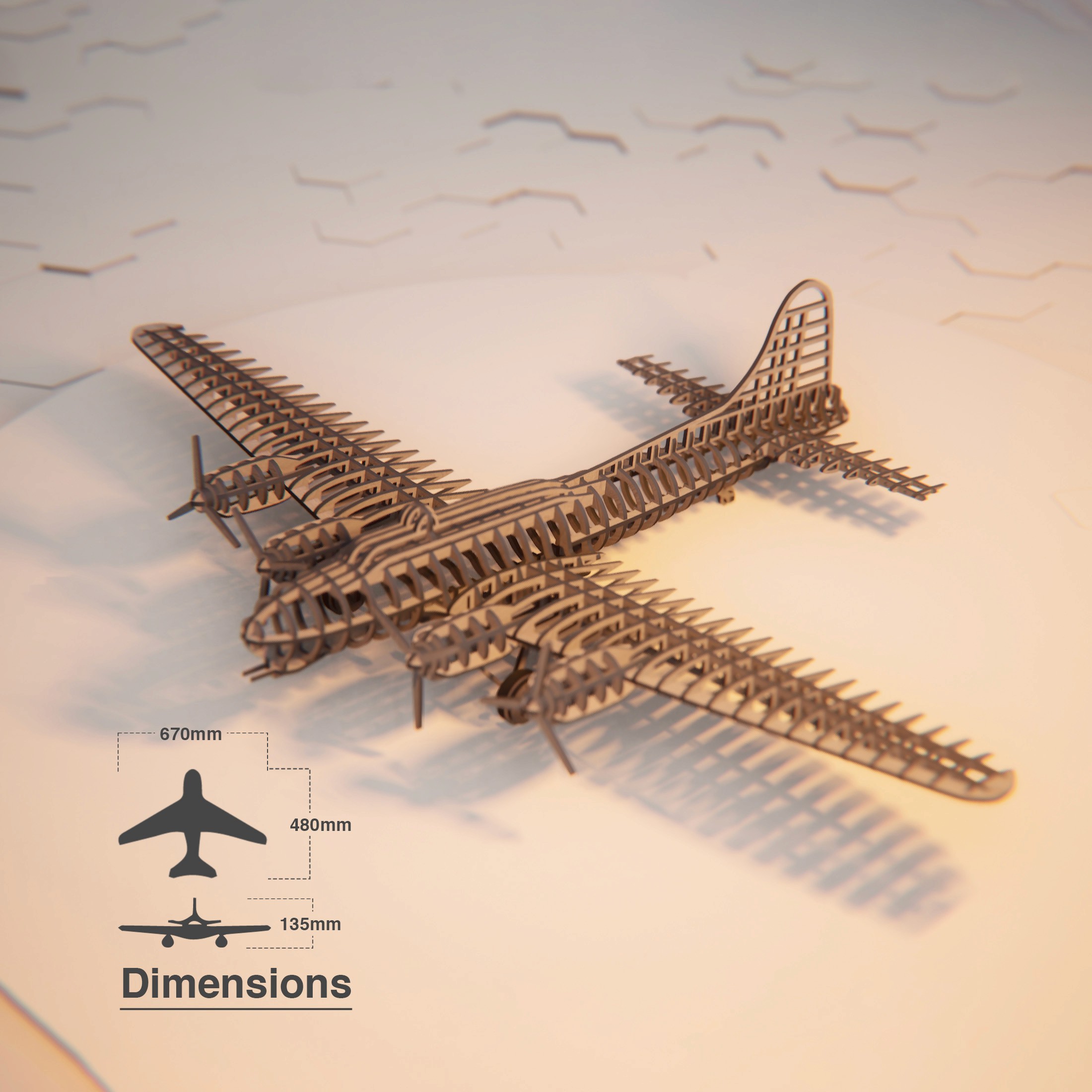 b-17 parametric Airplane