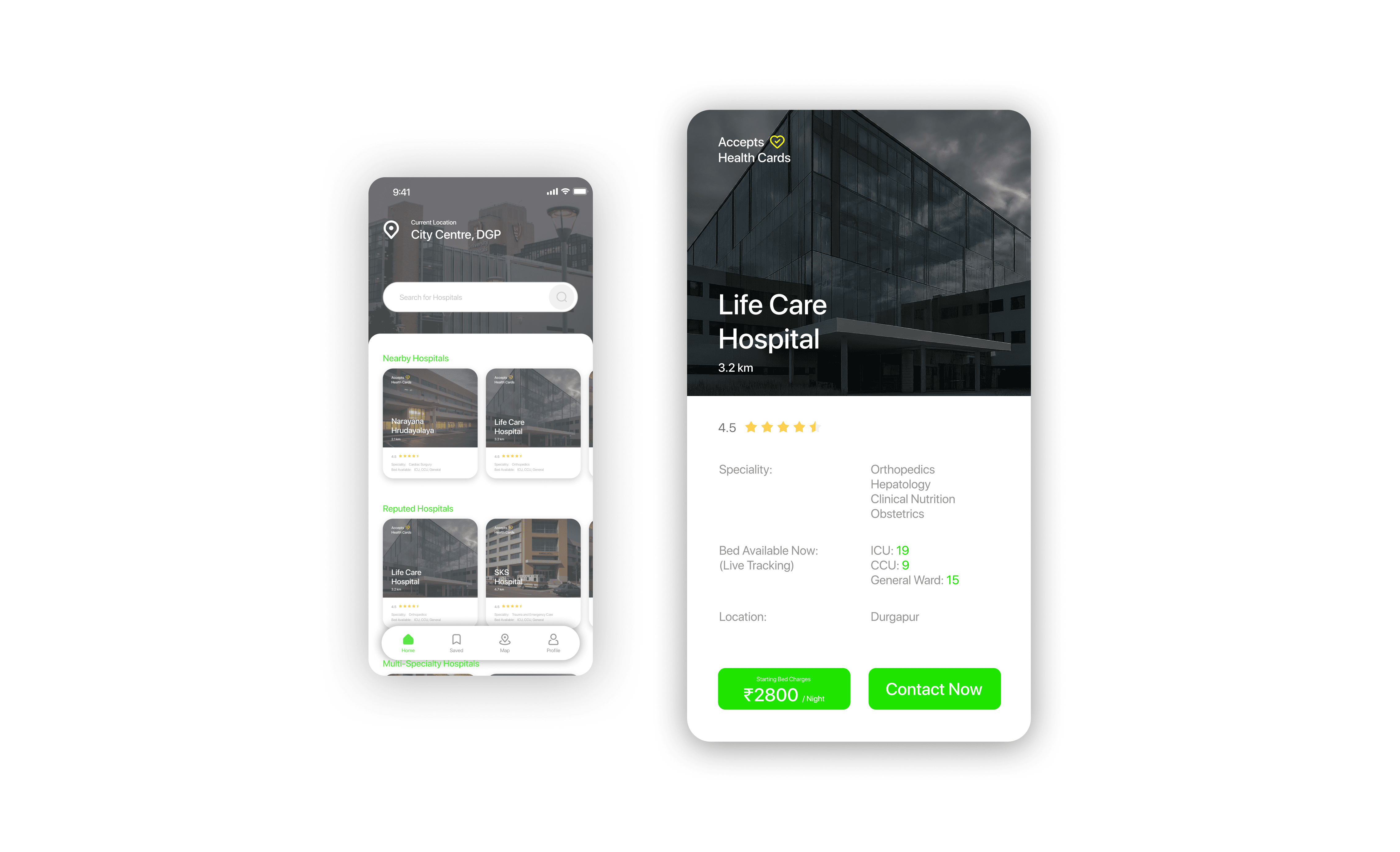 Browse Hospitals PopUp