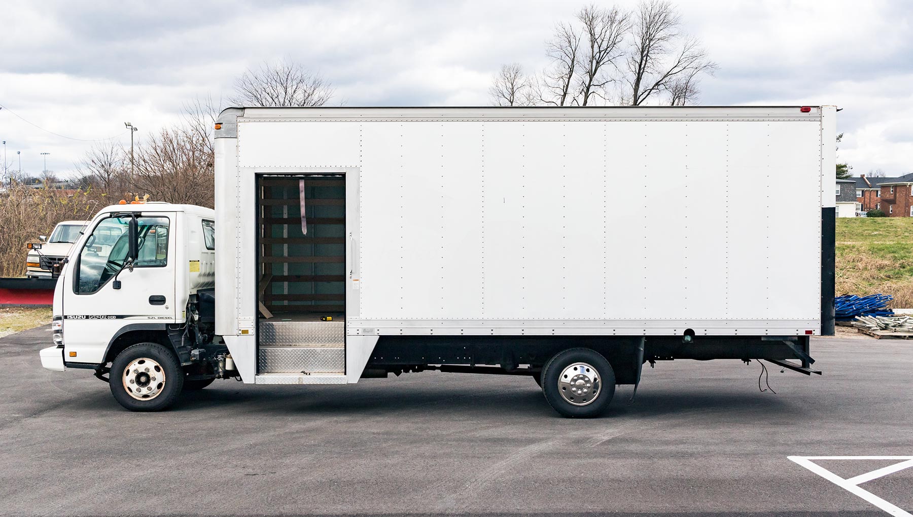 Image of the box truck before the build out