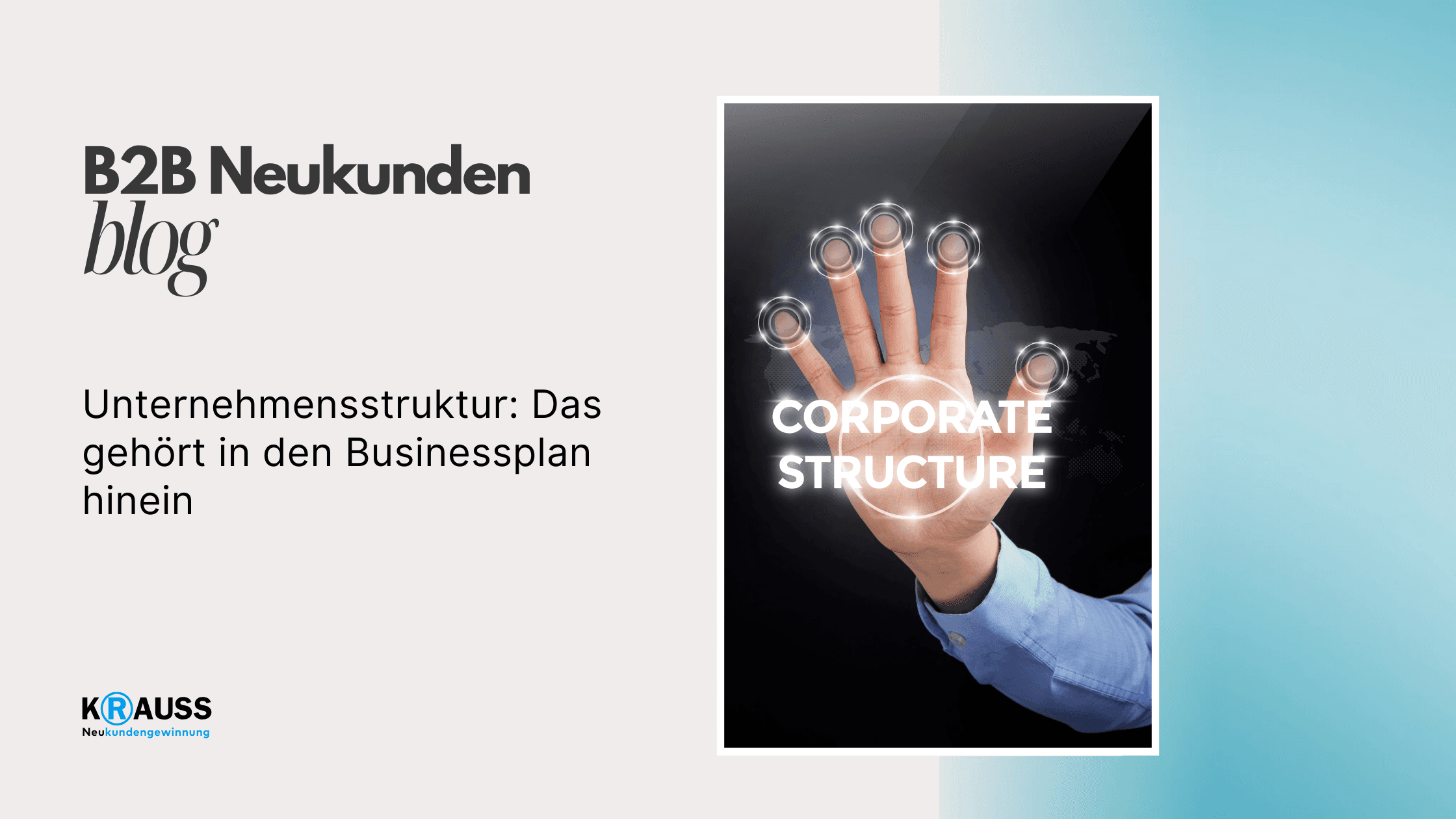 Unternehmensstruktur: Das gehört in den Businessplan hinein