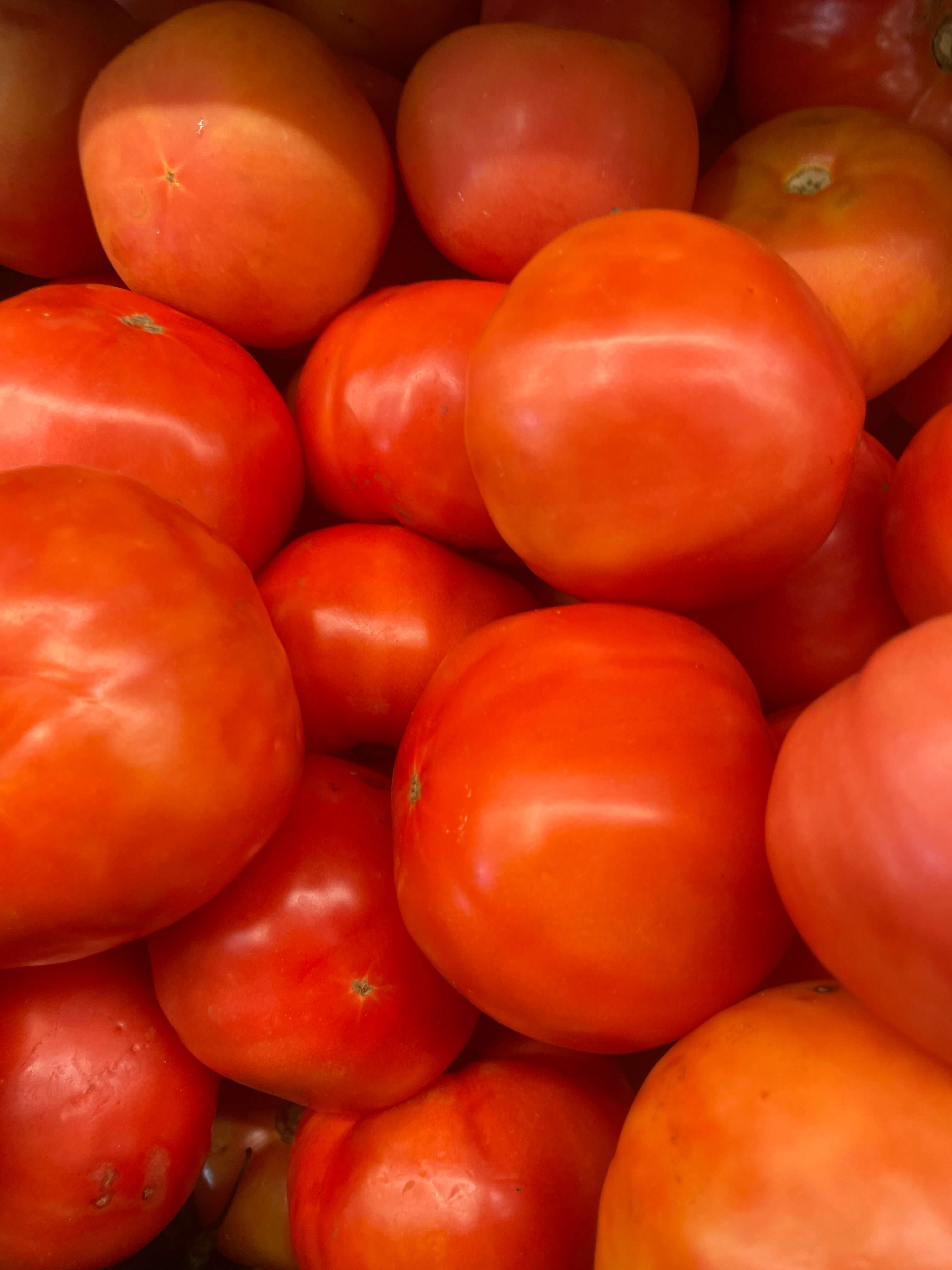 Fresh tomatoes at International Food Market Orlando.