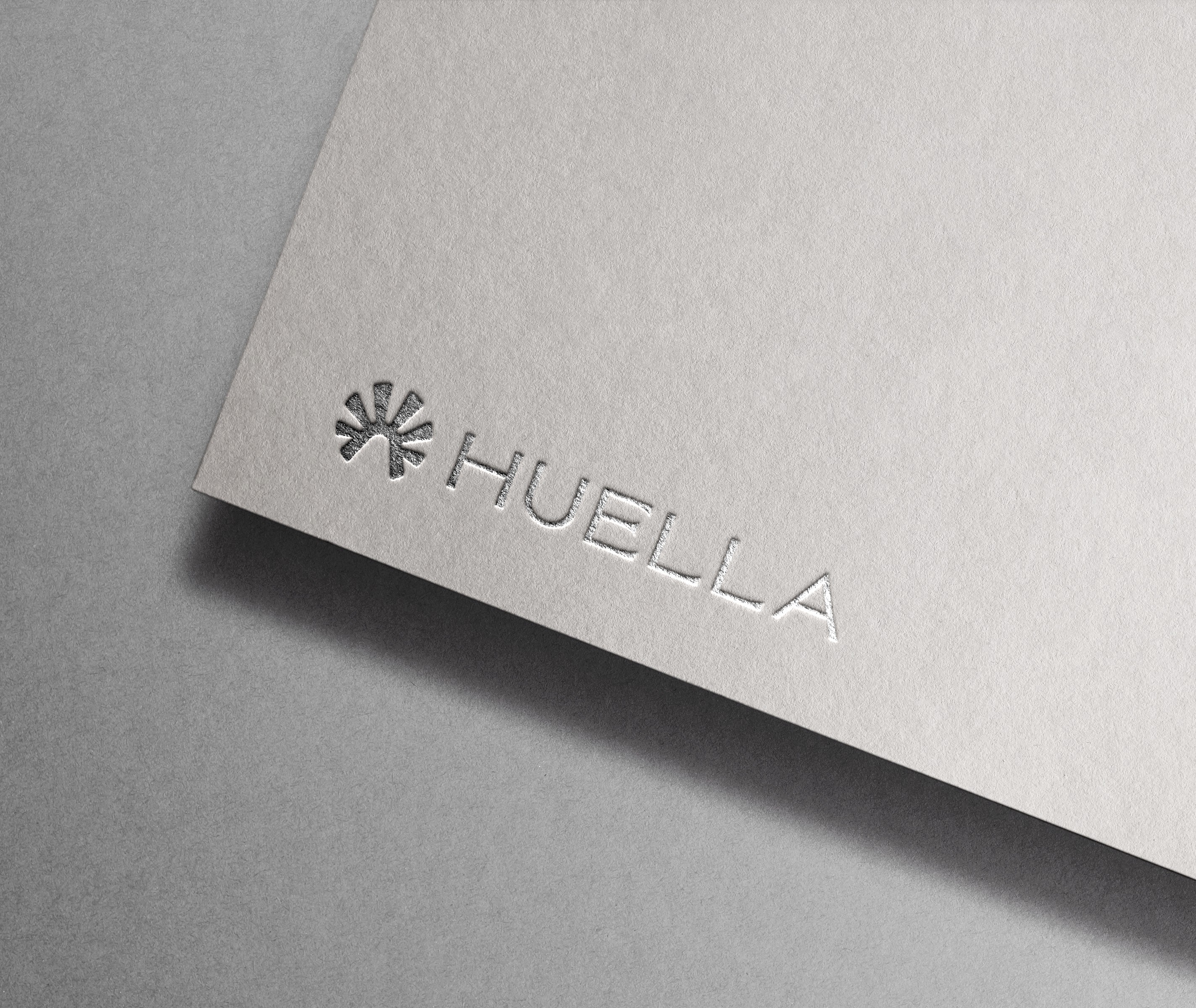 Minimalist coffee can design in hand – black and white packaging with bold typography