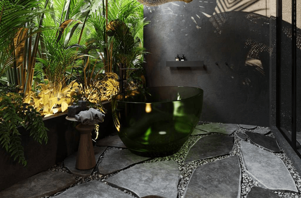 Apartment with private garden and Jungle view in Ubud in Secret by INSHI Panoramic Complex