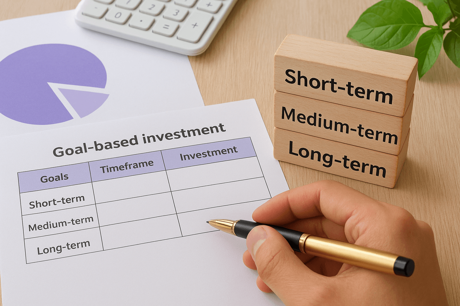 Step 3. Match each goal to the right investments