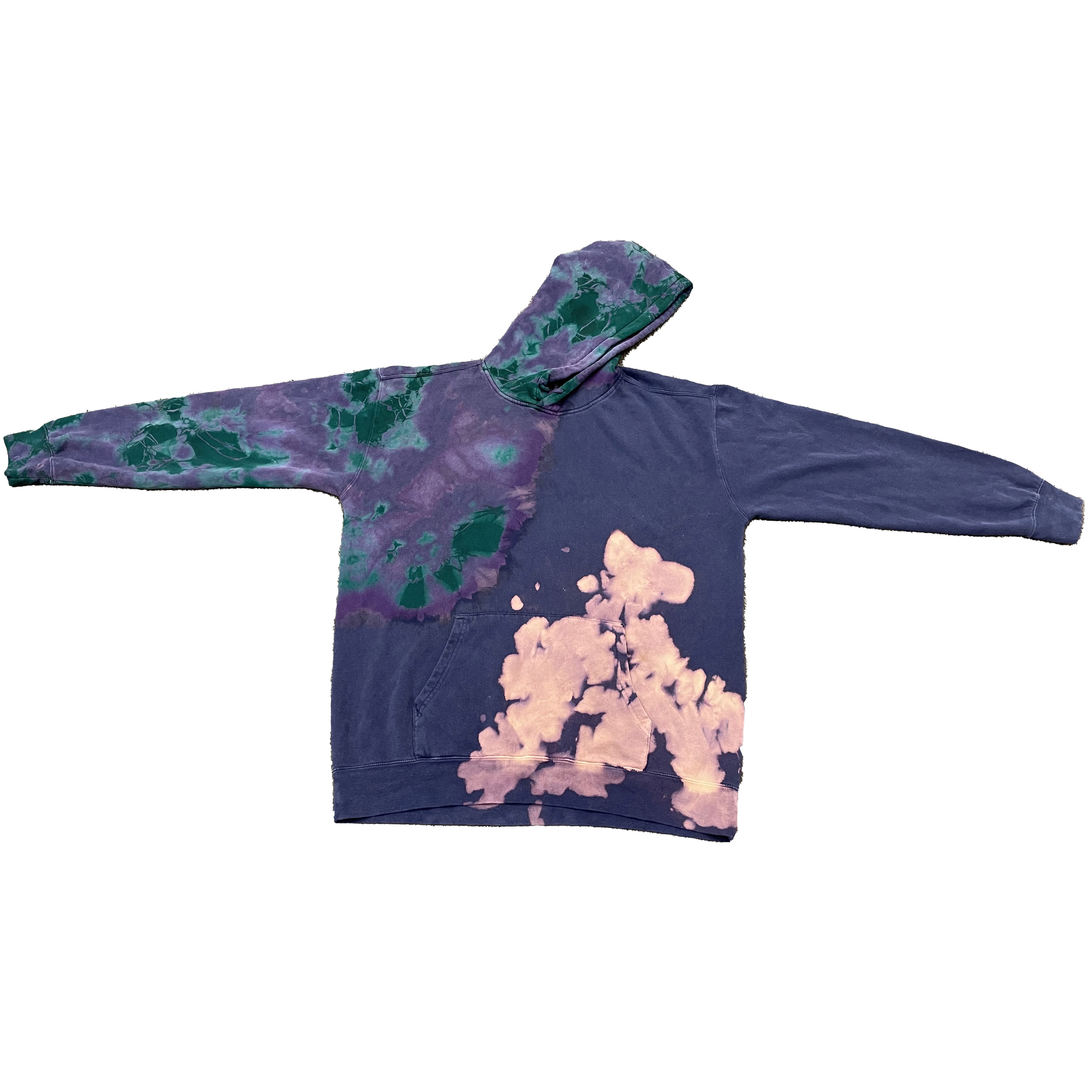 blreach wash, pink purple green, sweater