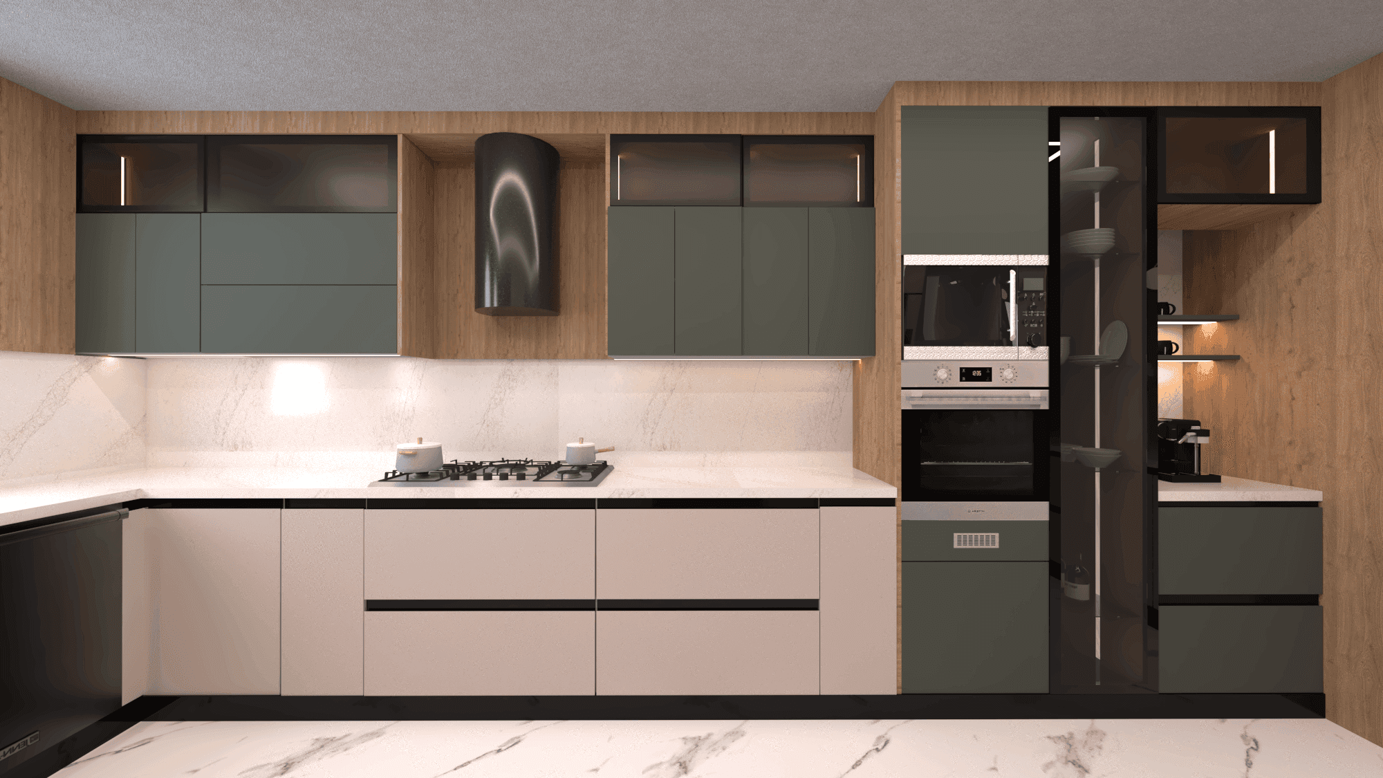 Sodic Kitchen technical drawing