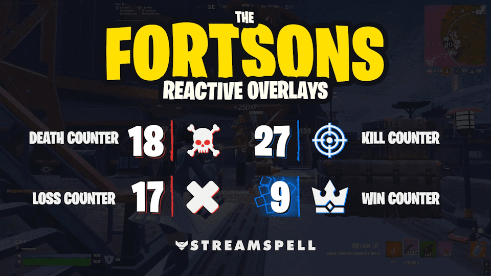 The Fortsons Reactive Overlay by StreamSpell