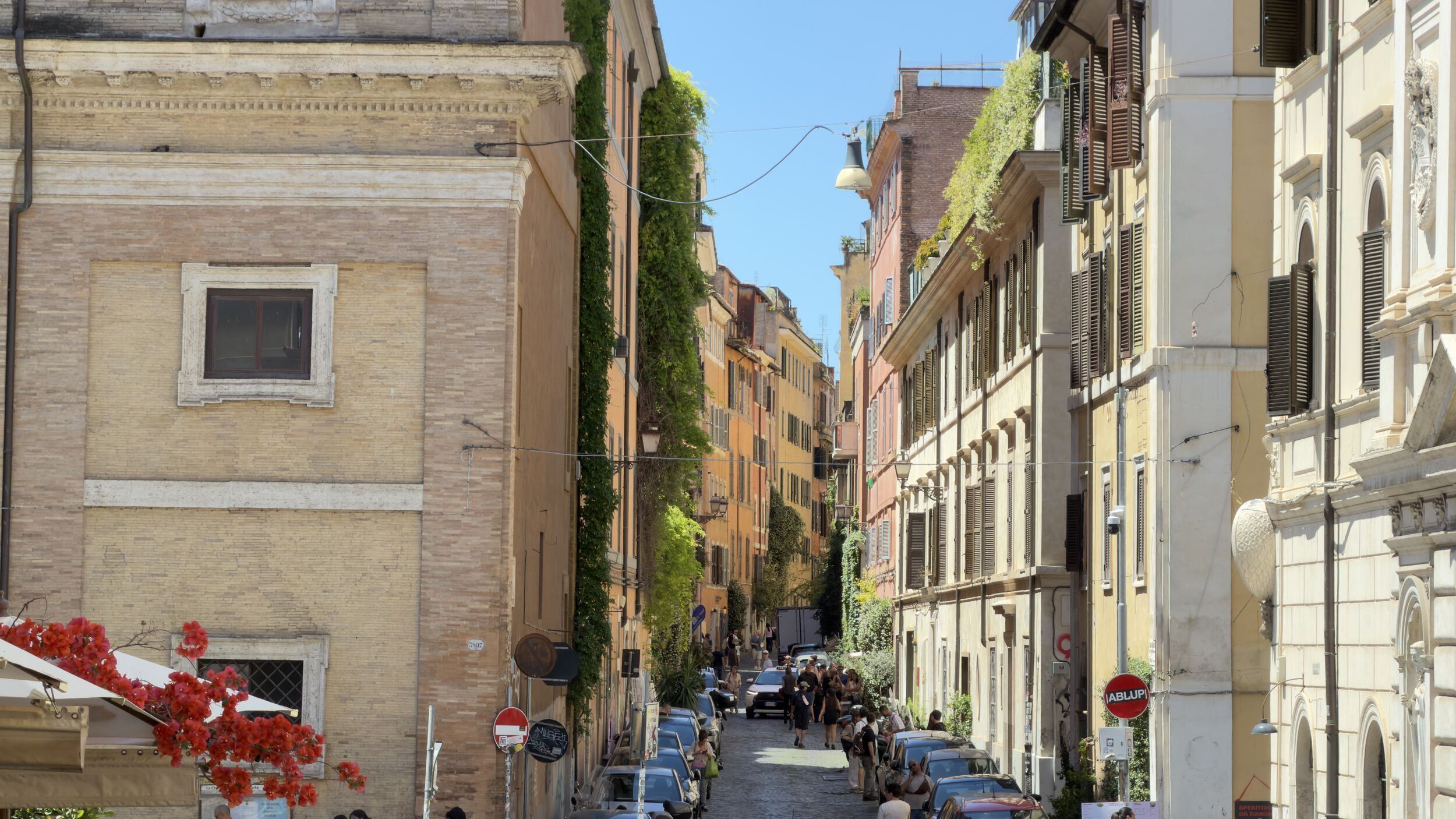 Crossroads of Via dei Serpenti and Via Leonina near Piazza della Madonna dei Monti, Rome