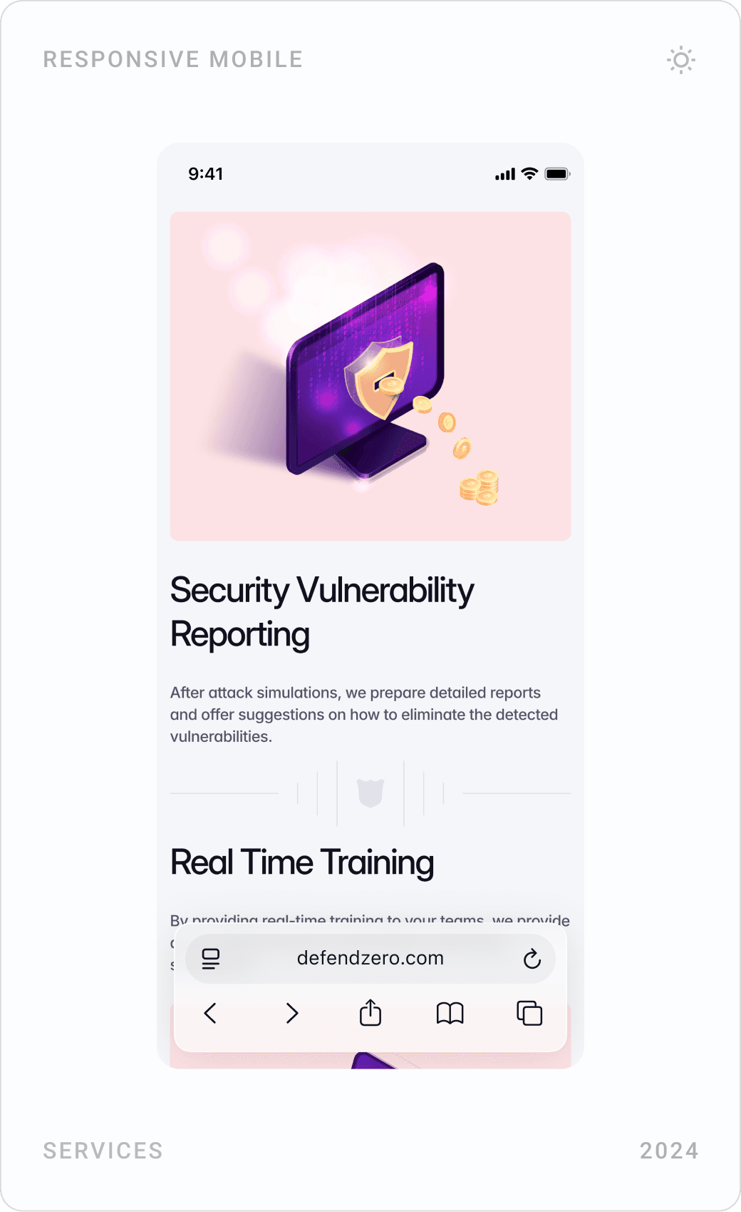 Modern Security Reporting & Training Service Design