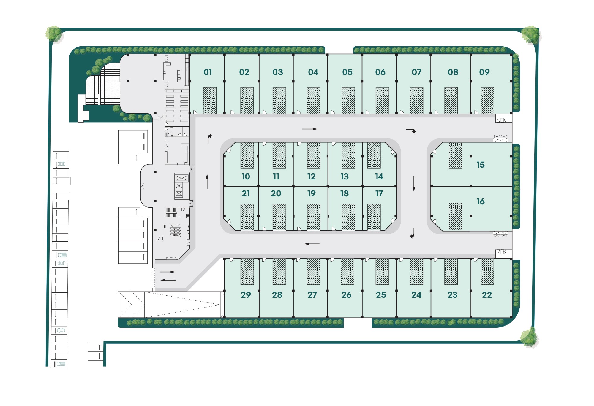 A man working on laptop