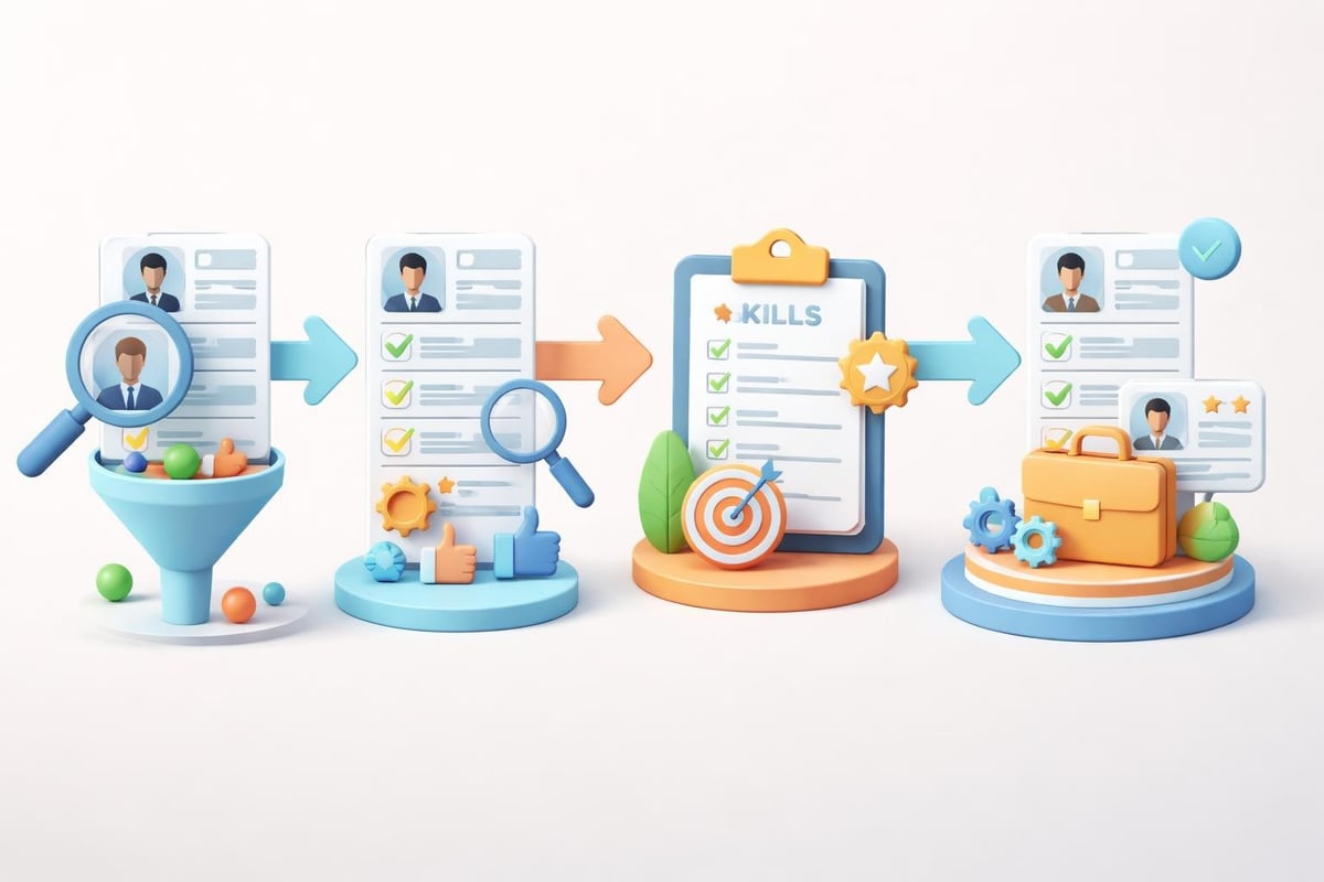 Recruitment process flow