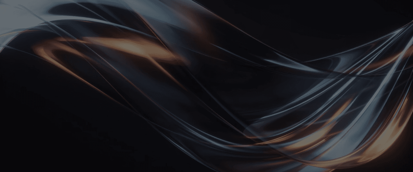 A surreal night illustration showing two swings facing a glowing path that leads toward a bright red moon and mountains.