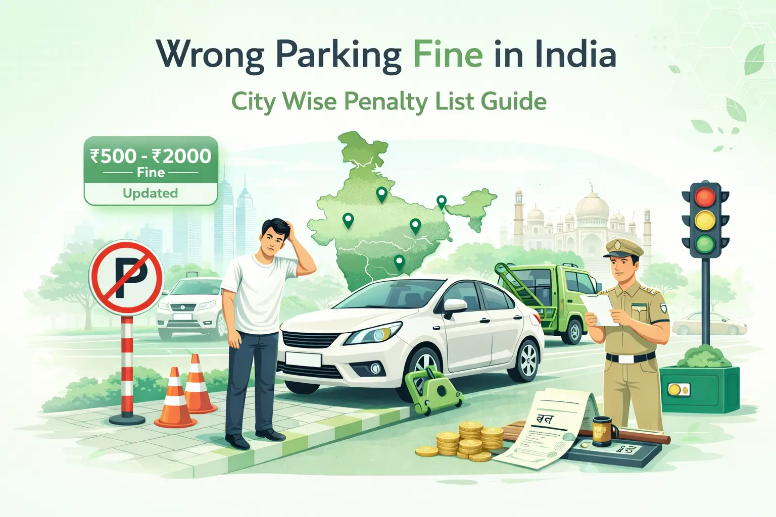 Latest city-wise parking fines, towing rules, and penalties explained simply.