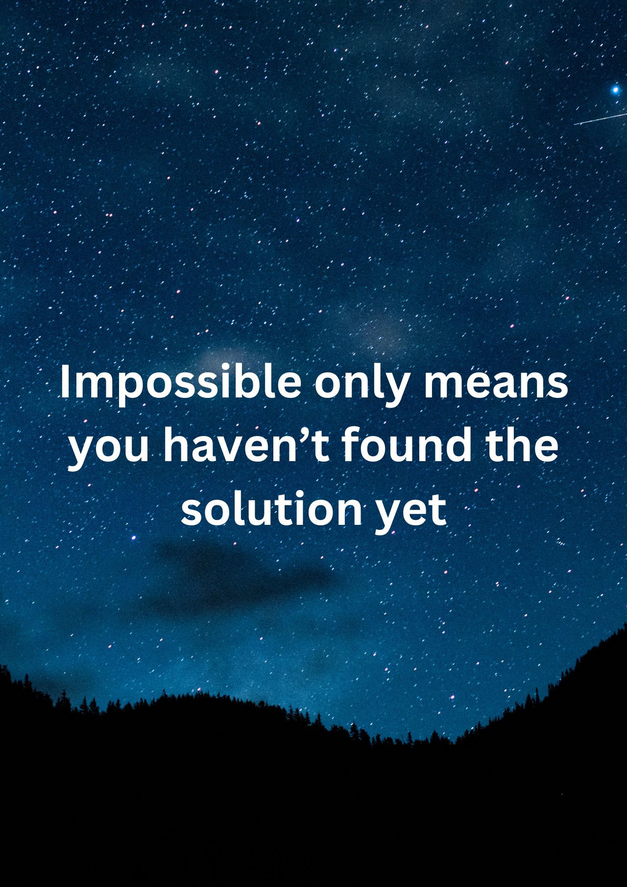 Impossible Doesn't Exist