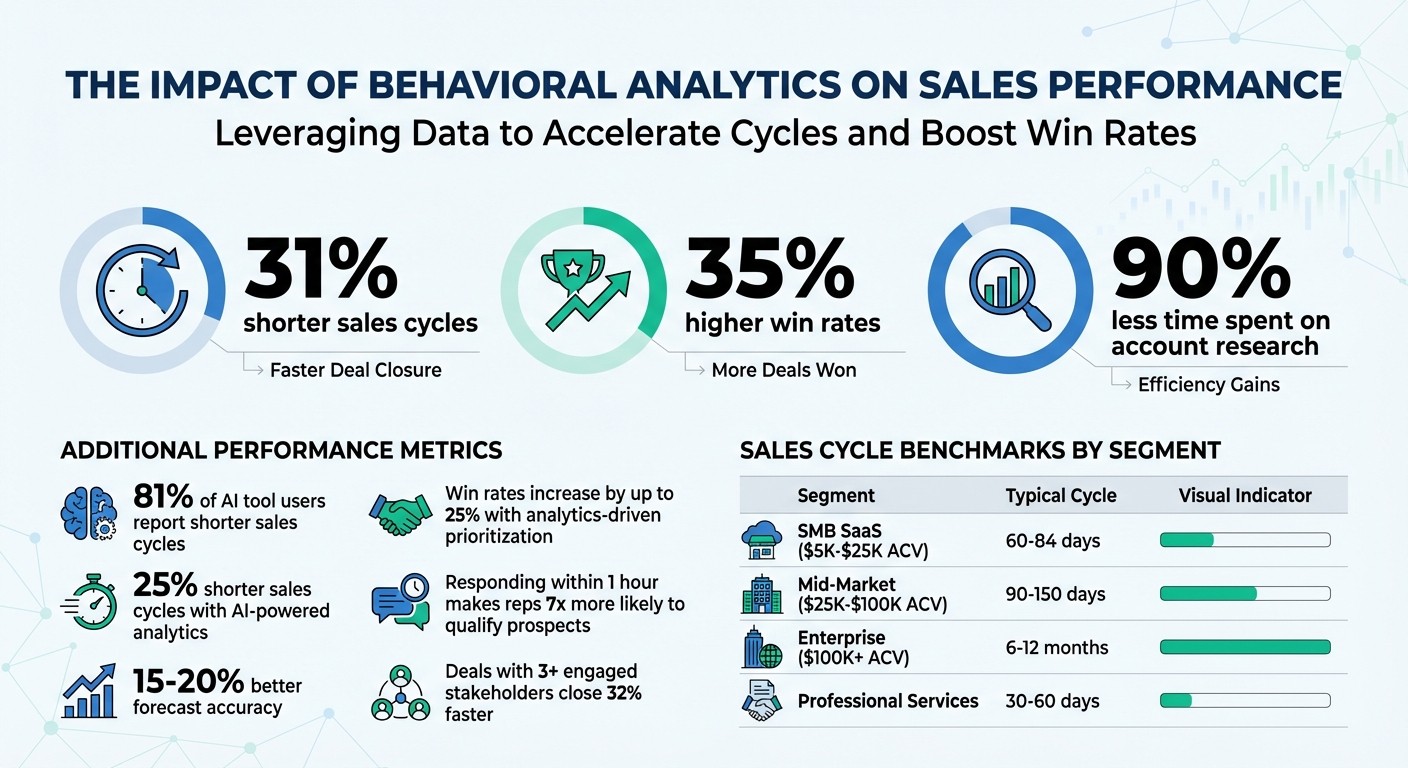 How Behavioral Analytics Reduces Sales Cycle Length and Improves Win Rates