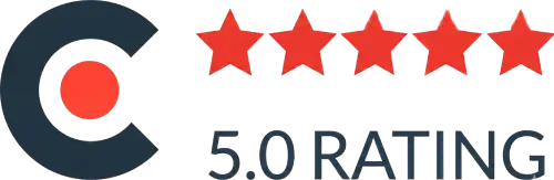 Clutch Five Star Rating for Coozmoo Digital Solutions Agency