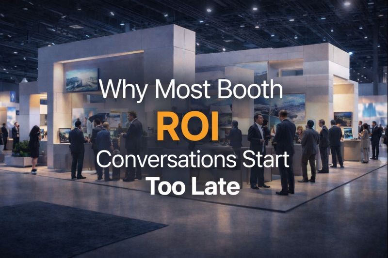 Why most trade show booth ROI conversations start too late