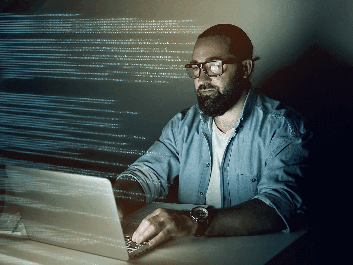 man focsed on work - Developer Assessment Tools