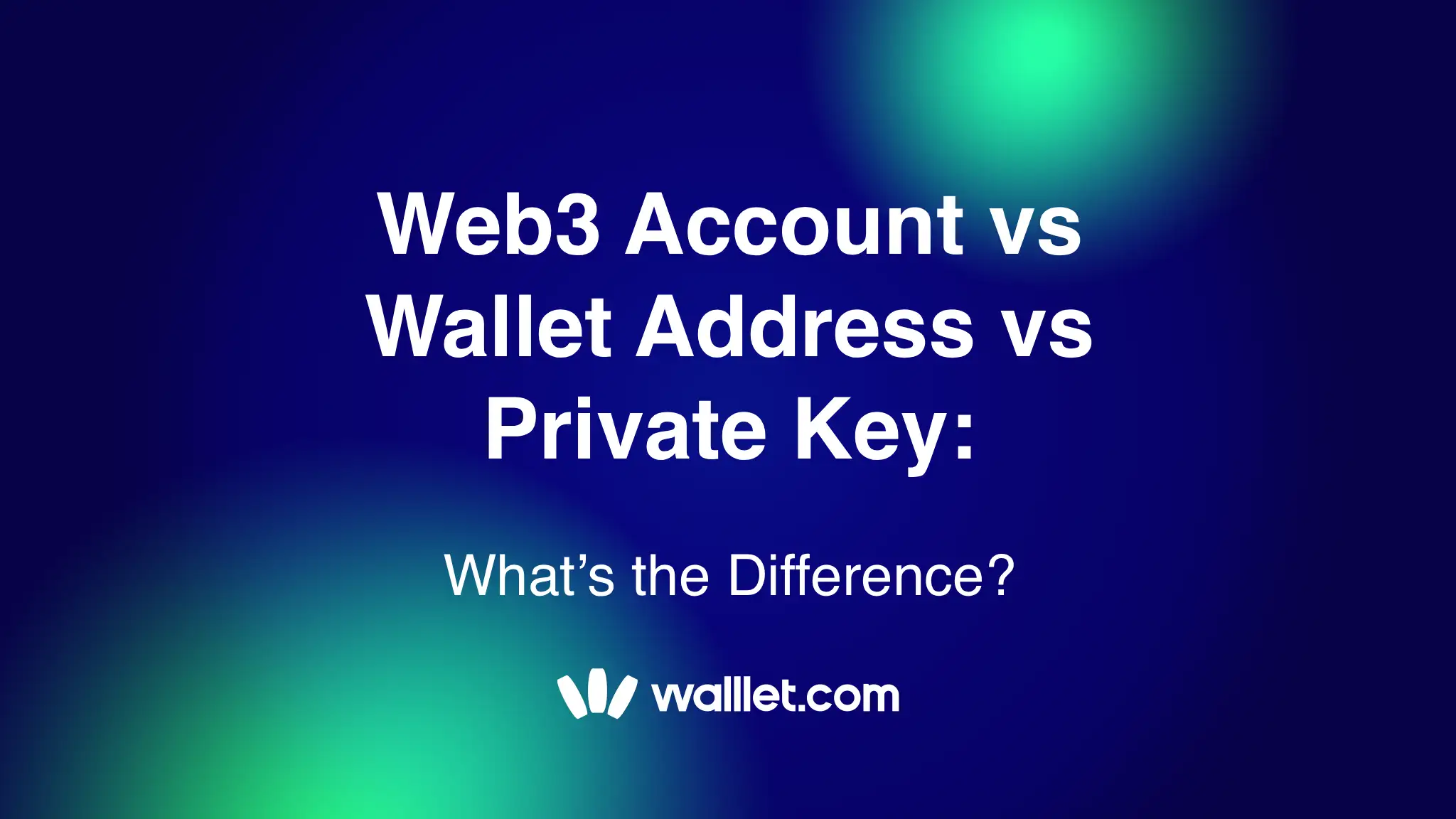 Web3 Account vs Wallet Address vs Private Key: What’s the Difference?